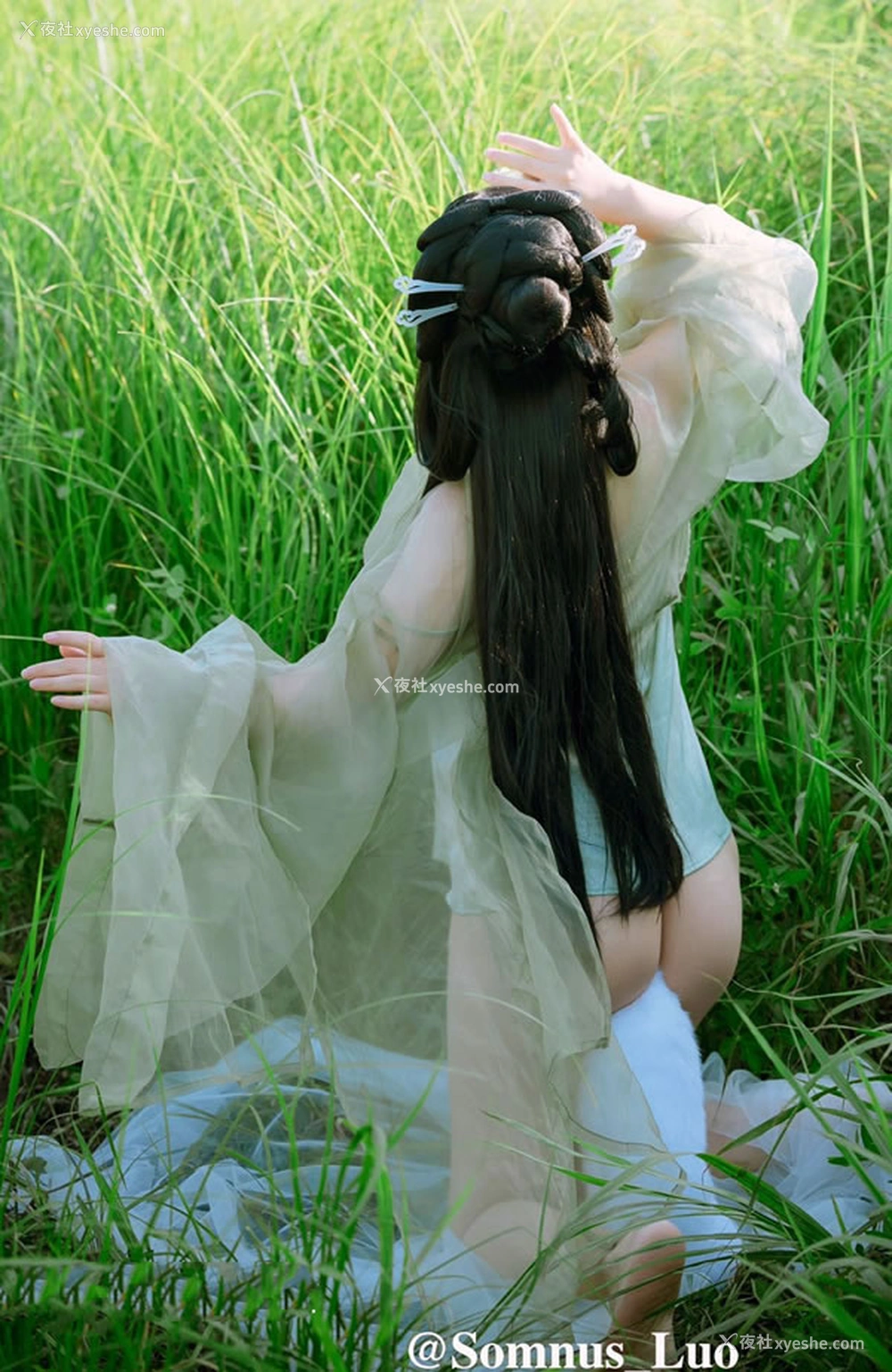 1P - 古装唯美人体摄影天花板落苏无圣光图集