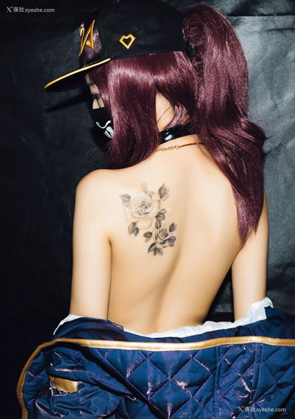 1P - 炫酷女生Mona口罩无圣光人体图集