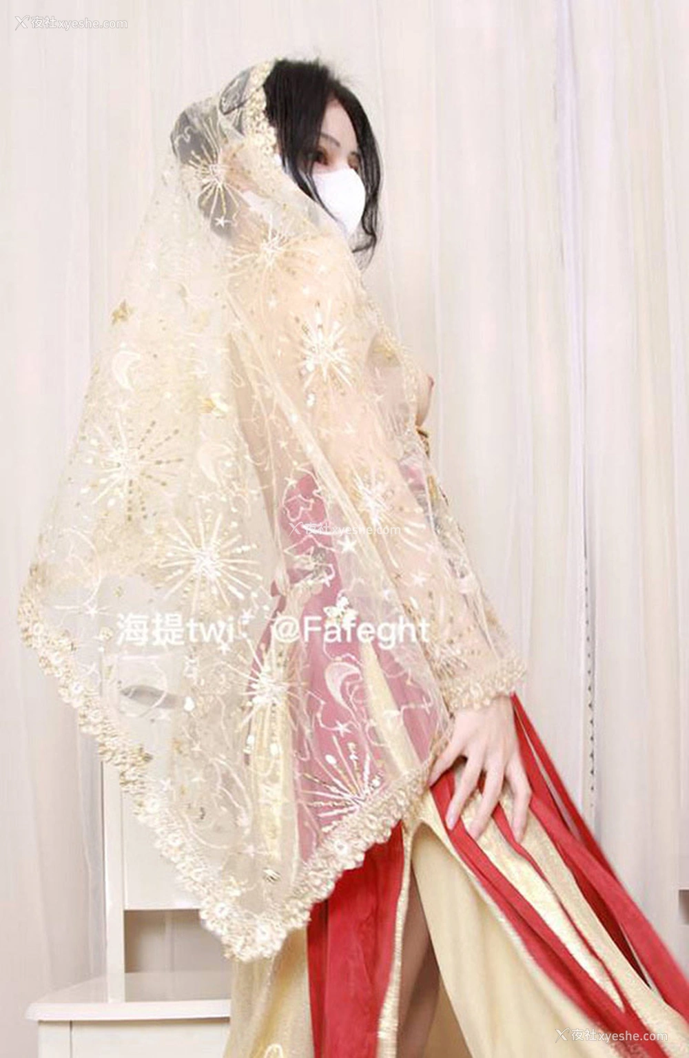 1P - 女神海提抖音风敦煌飞天 狐脸美女尺度合集