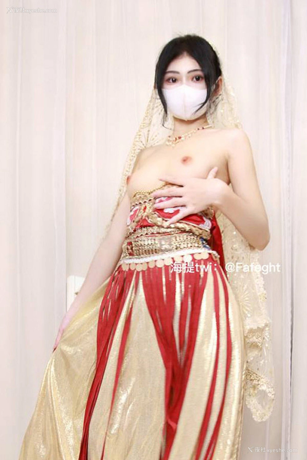 1P - 女神海提抖音风敦煌飞天 狐脸美女尺度合集