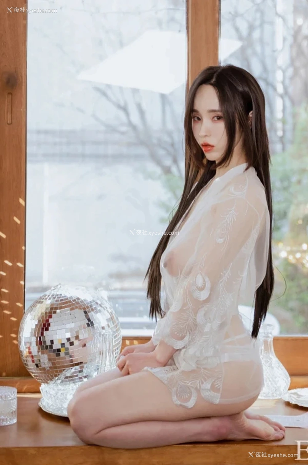 1P - 透视白衣美女yunha捆绑SM调教人体尺度图集