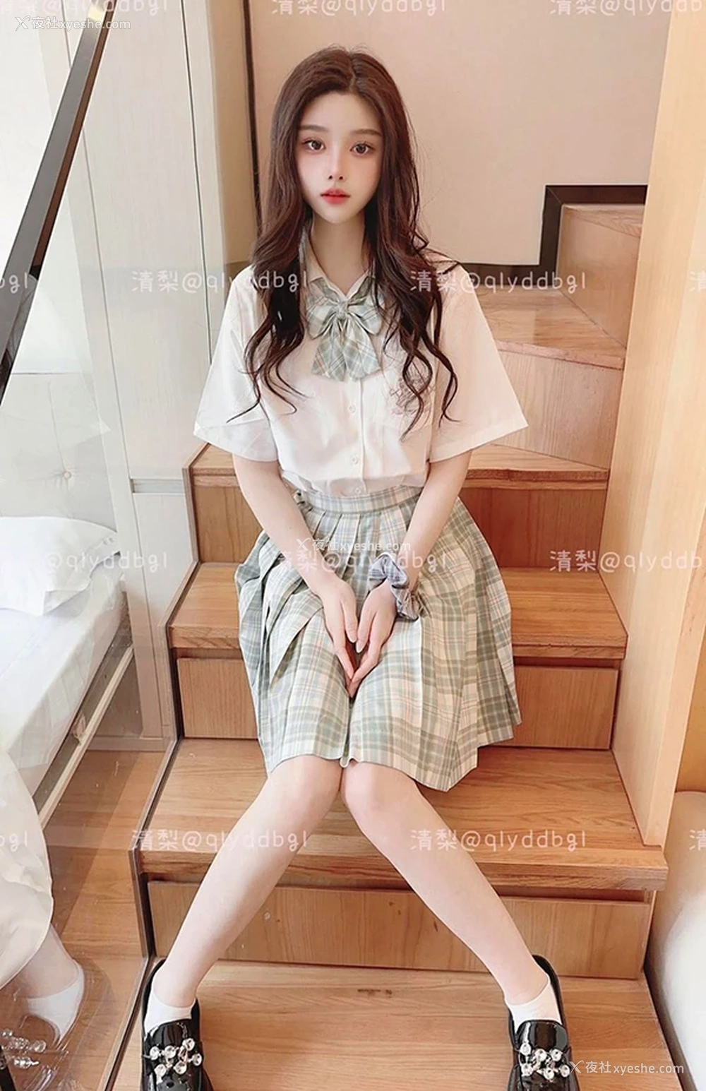 1P - 推特女神清梨阿梨清新女生的无圣光私拍