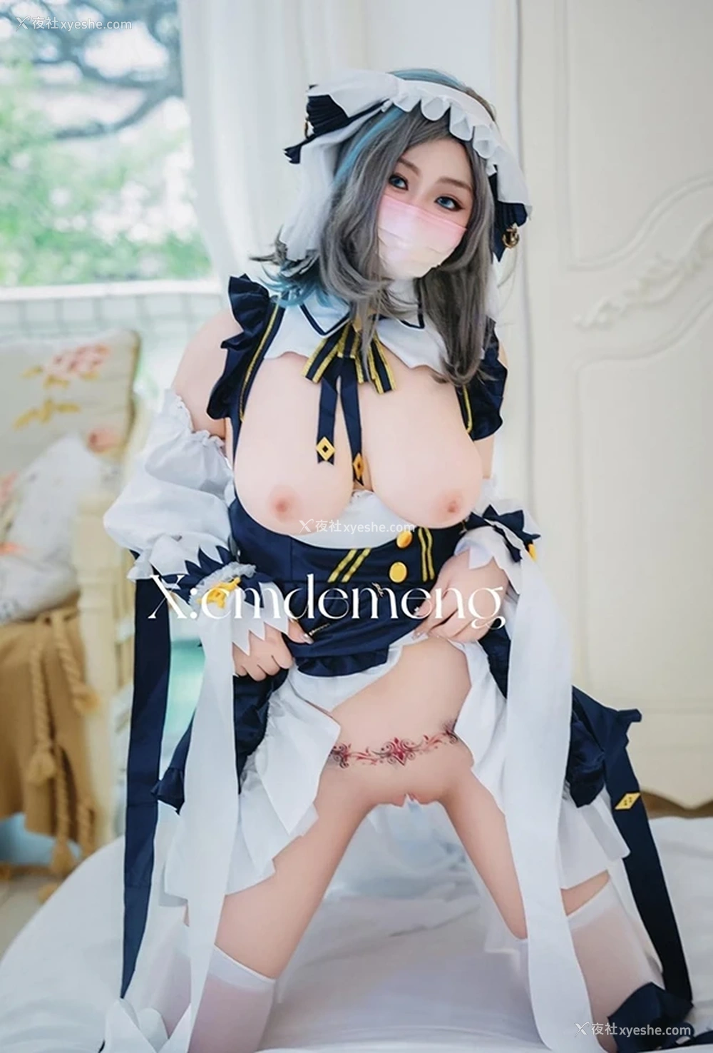 1P - 推特美女@cmdemeng私拍360度全方位展现人体