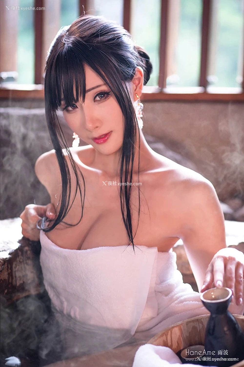 1P - 网红美女雨波HaneAme 溫泉身材凸凹有致激情四射