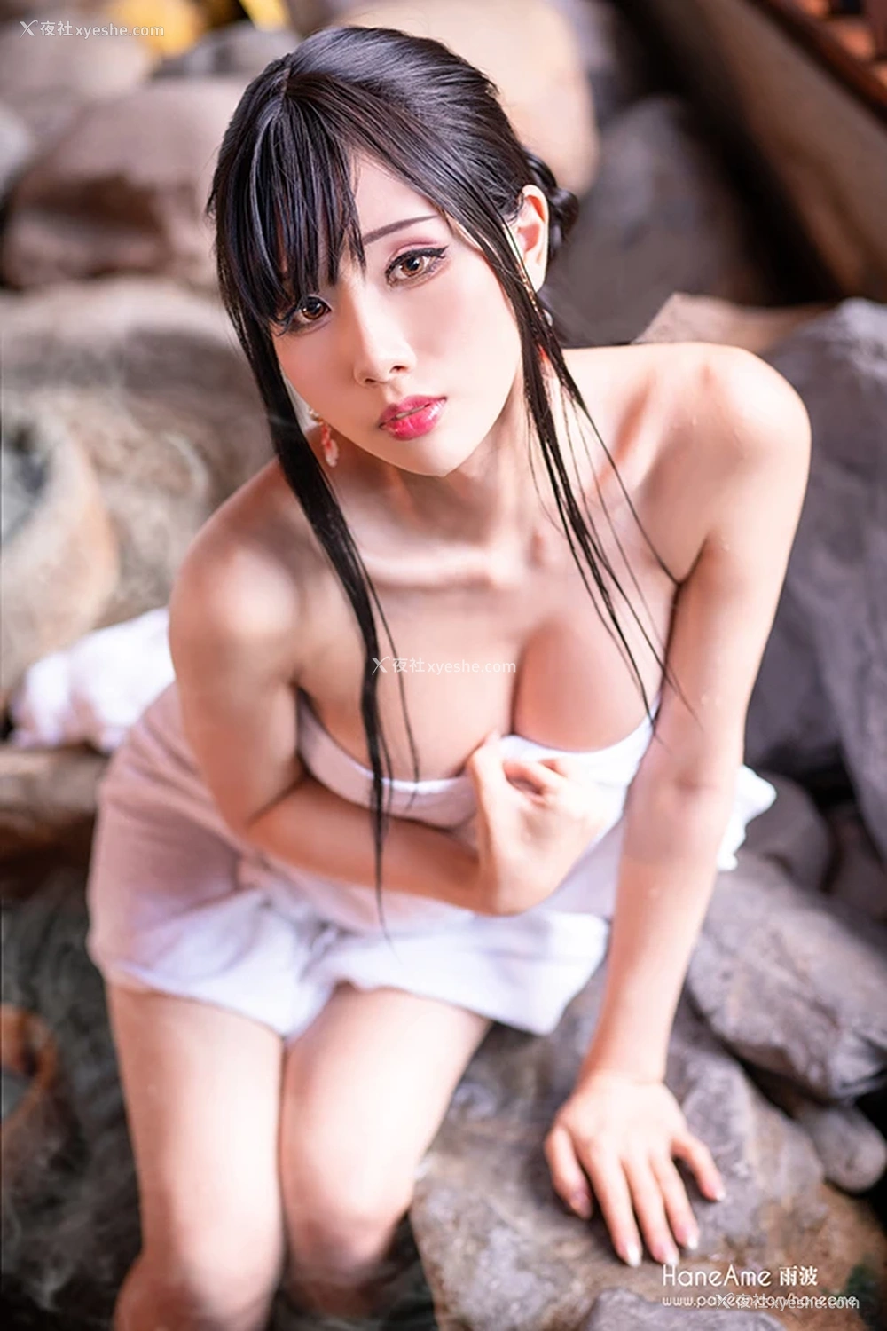 1P - 网红美女雨波HaneAme 溫泉身材凸凹有致激情四射