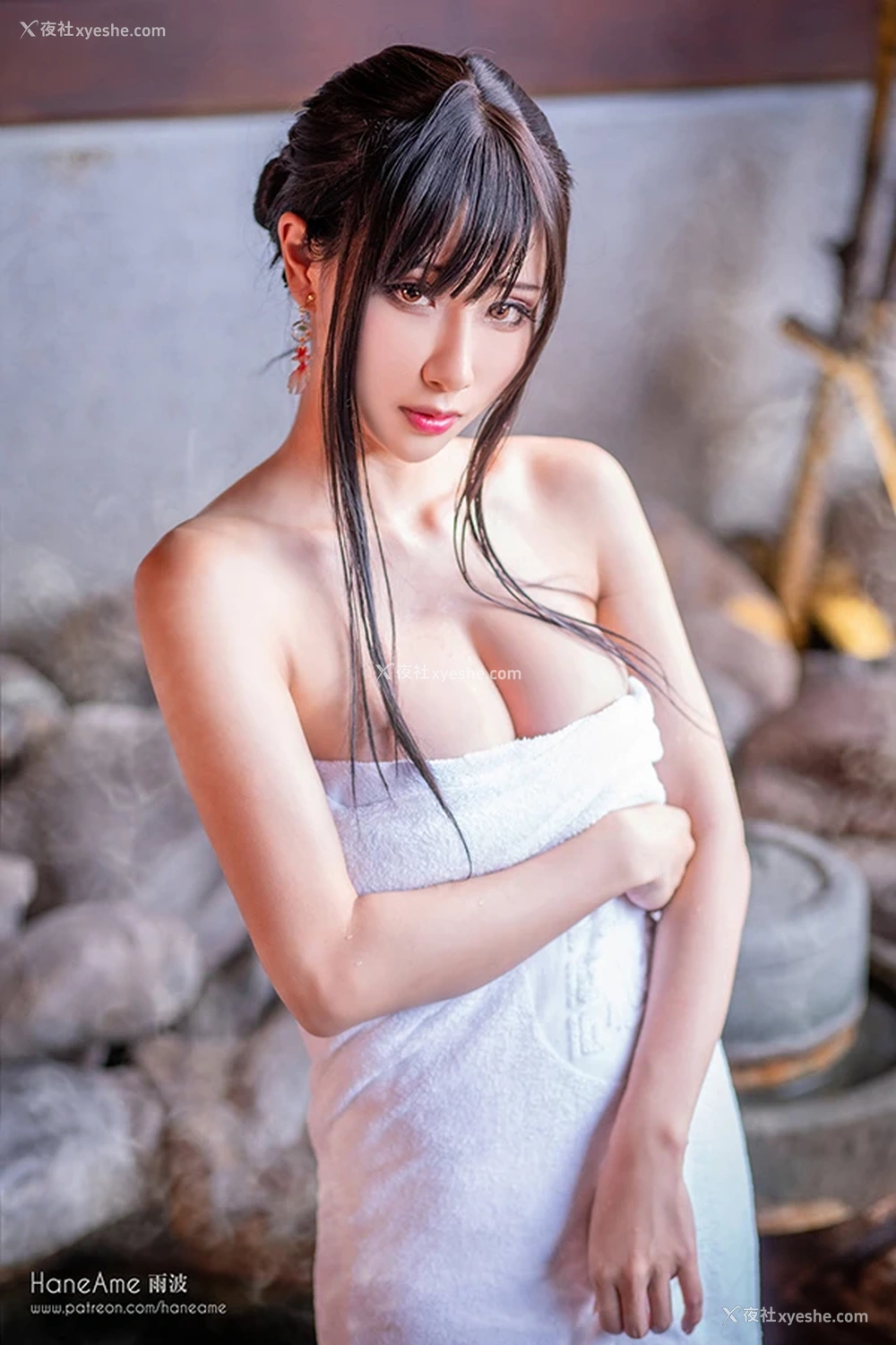 1P - 网红美女雨波HaneAme 溫泉身材凸凹有致激情四射