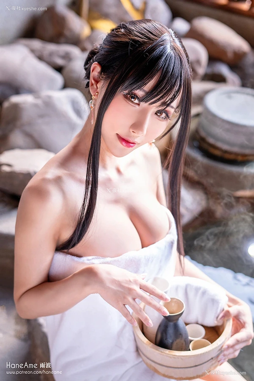 1P - 网红美女雨波HaneAme 溫泉身材凸凹有致激情四射