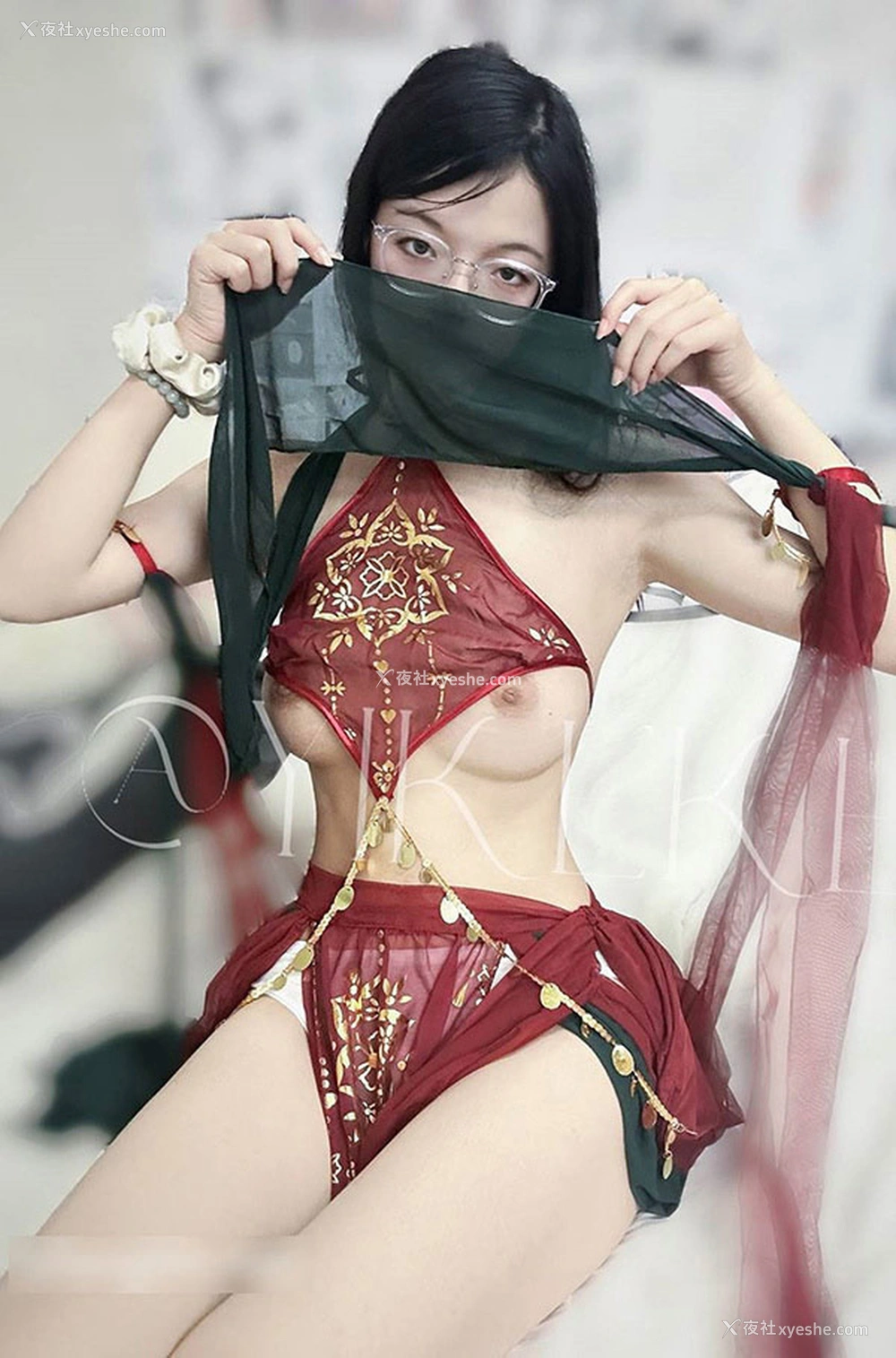 1P - 露出系反差福利姬@旖可可 尺度私拍视图9