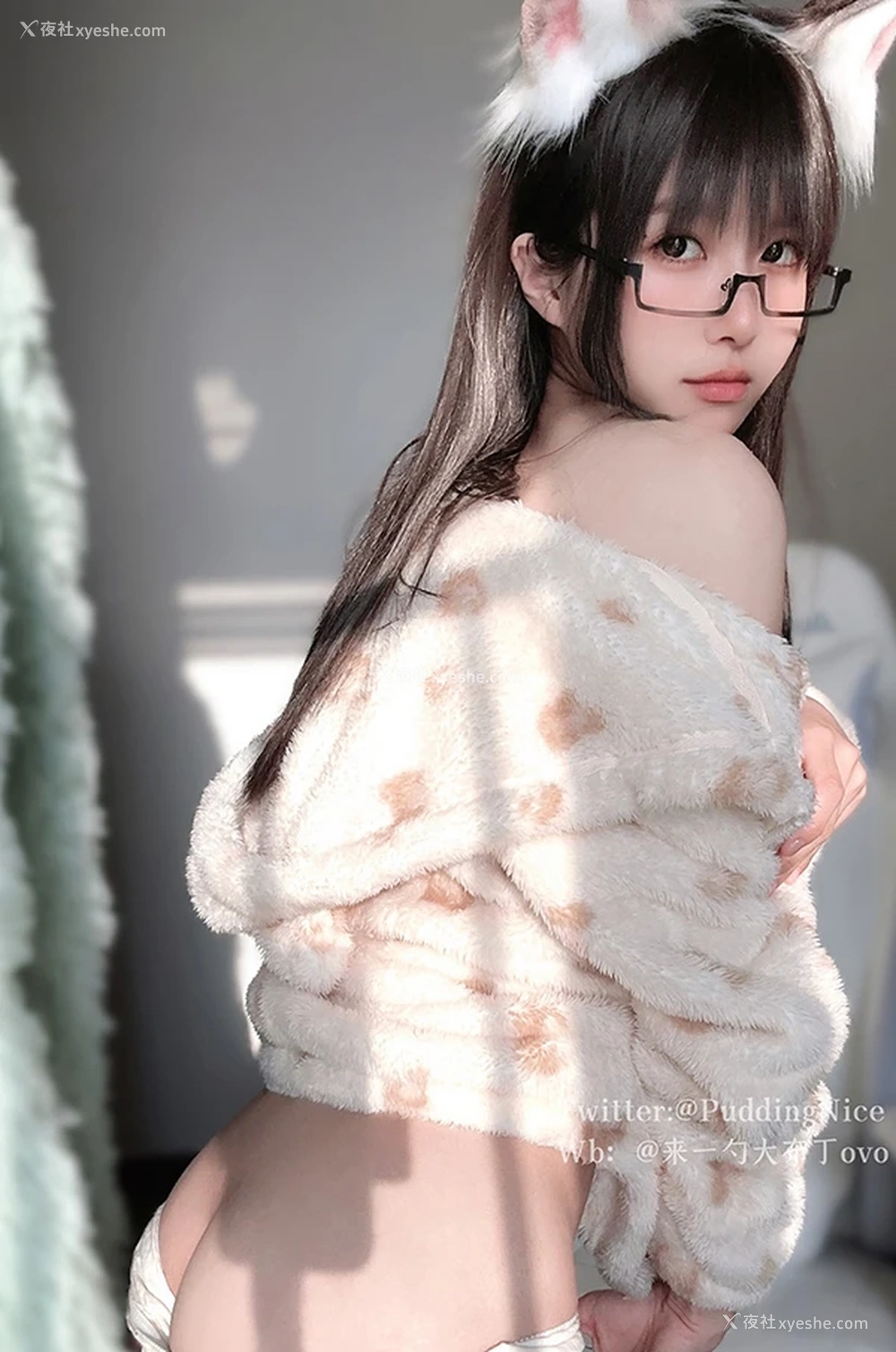 1P - 网红美女布丁大法 VII 芝士猫 诱惑写真