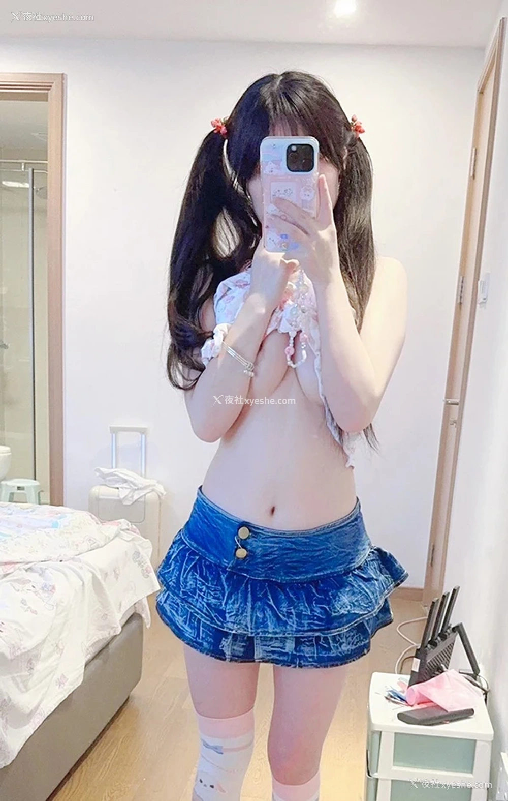 1P - 双马尾粉嫩白虎@小粉馒头 尺度私拍视图合集