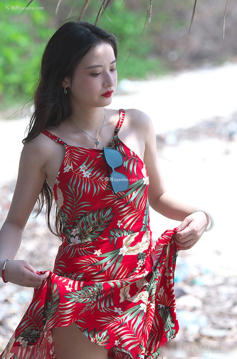 1P - 希威社美女茂木希子普吉岛露出尺度旅拍