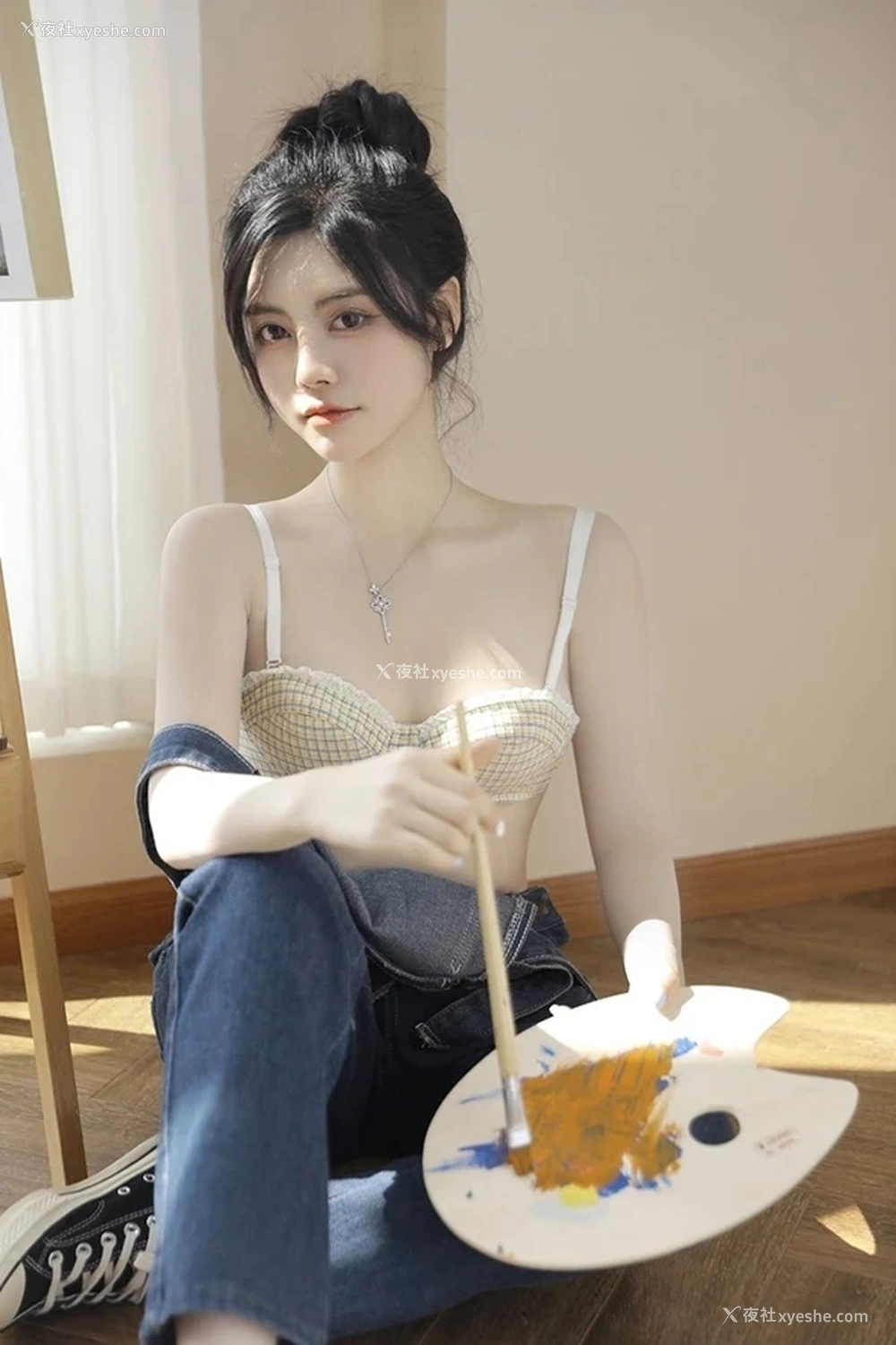 1P - 秀人知名模特白甜私拍唯美无圣光图集