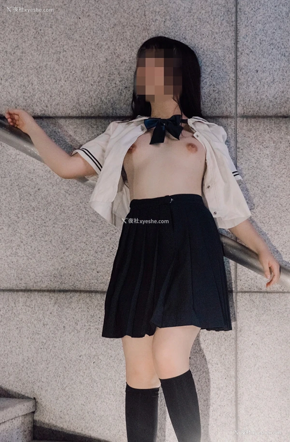 1P - 白虎福利姬@月色有喵酱JK小姐姐尺度会员视图
