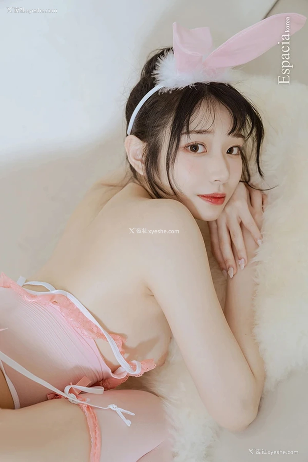 1P - 漂亮小姐姐Saika河北彩花粉色兔女郎无圣光图