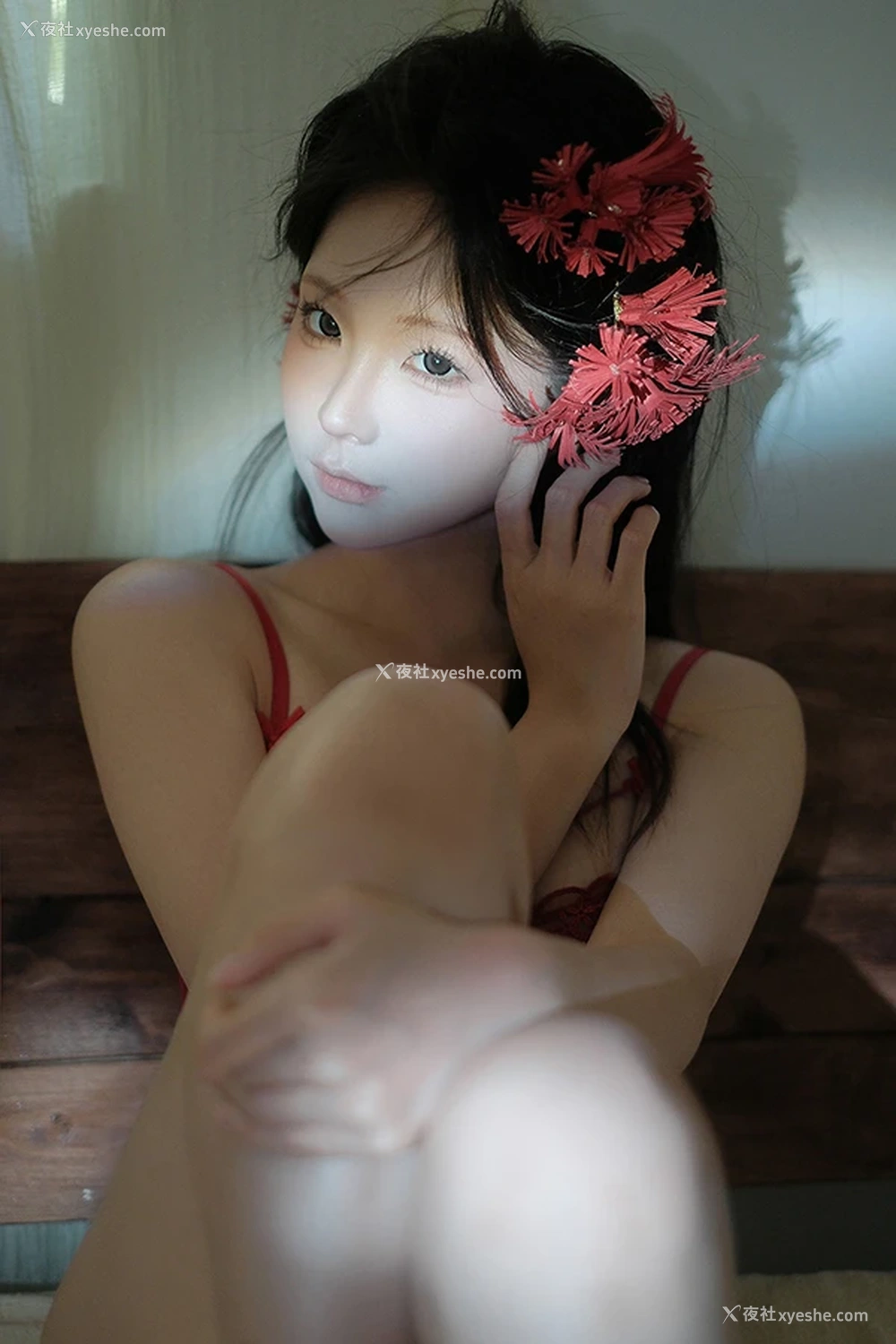 1P - 网红美女蠢沫沫 居家清新一抹红