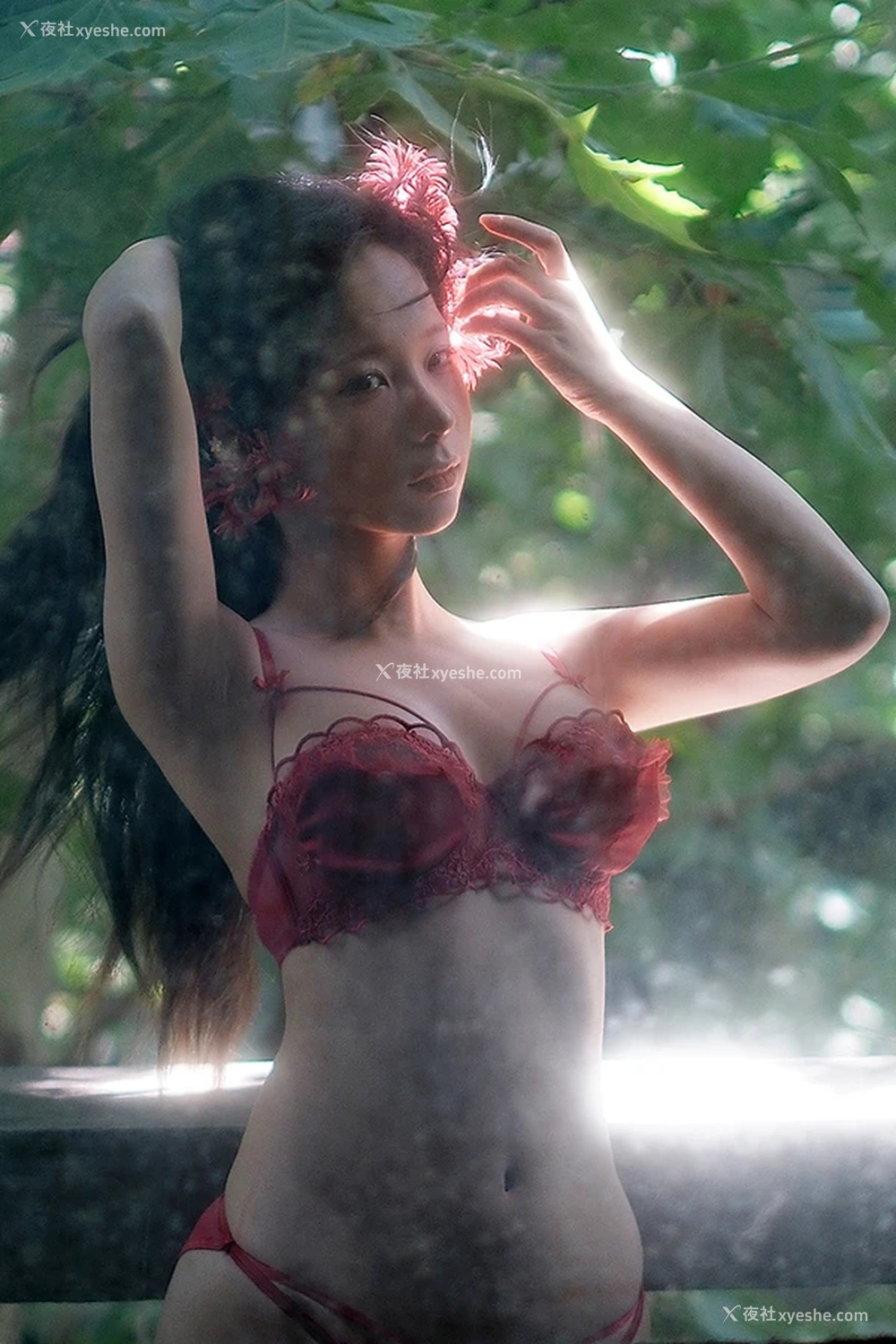 1P - 网红美女蠢沫沫 居家清新一抹红