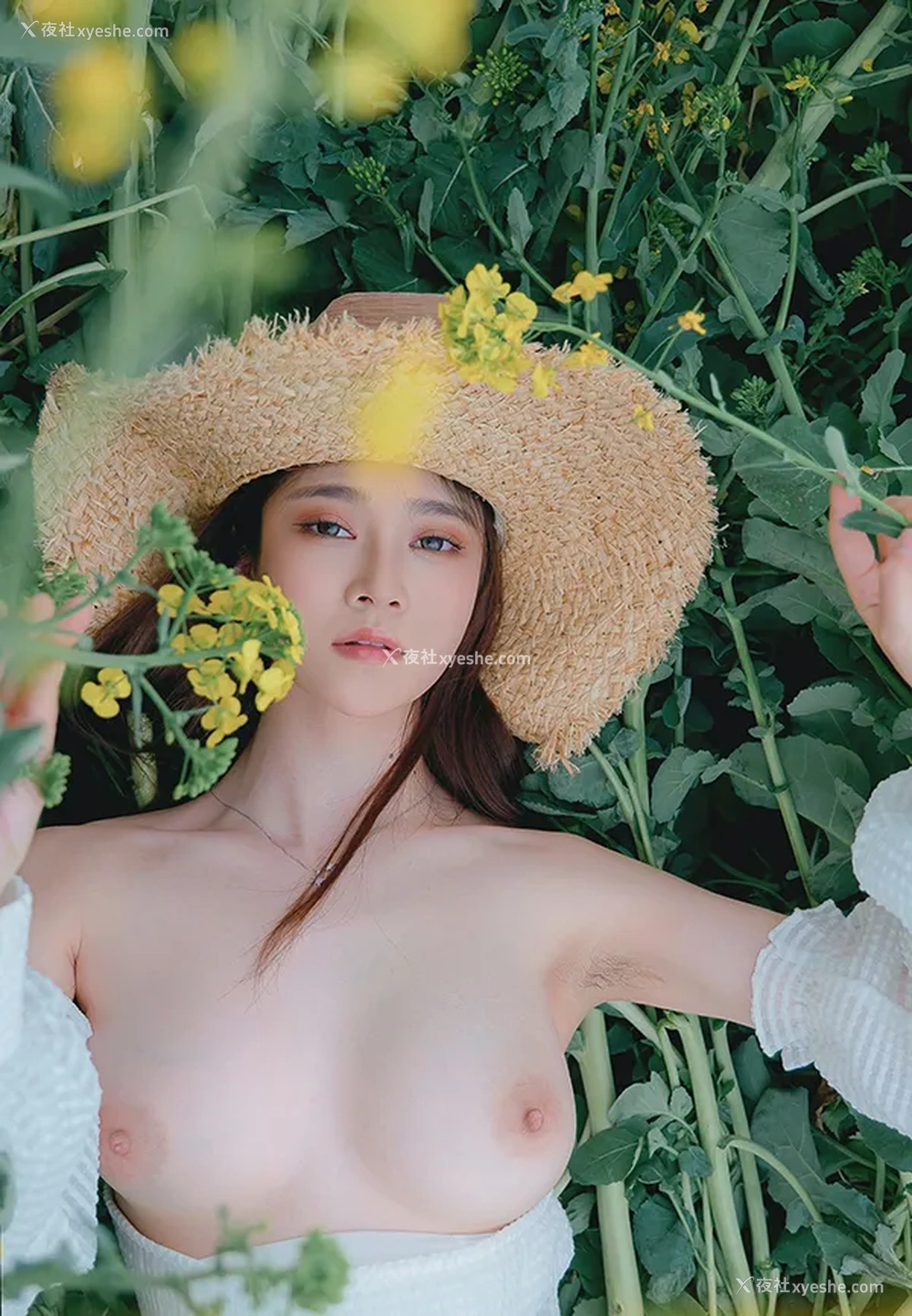 1P - 极品女神年年 油菜花地里的野趣无圣光美图