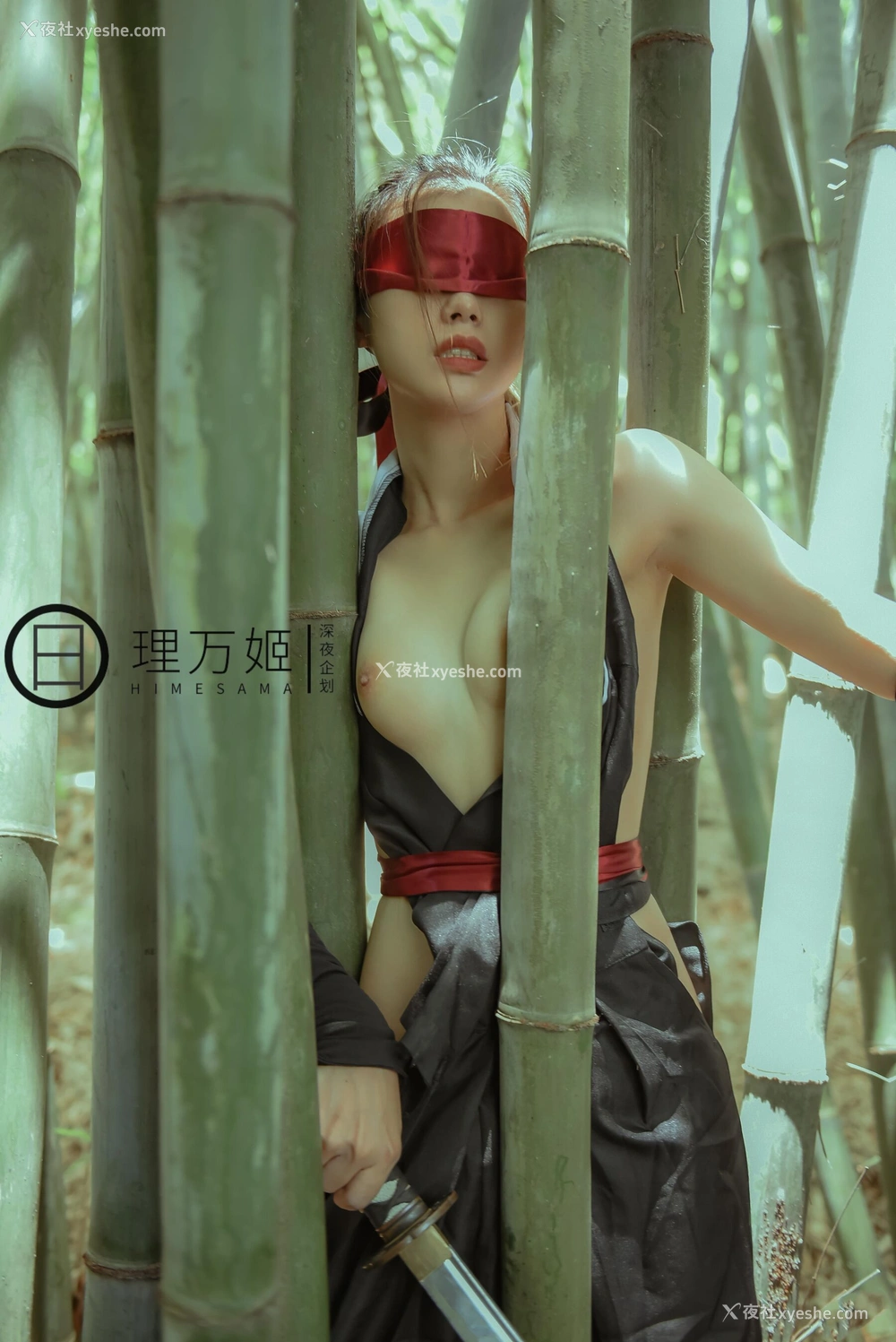 1P - 无惨！女武士竹林露出×放尿解禁