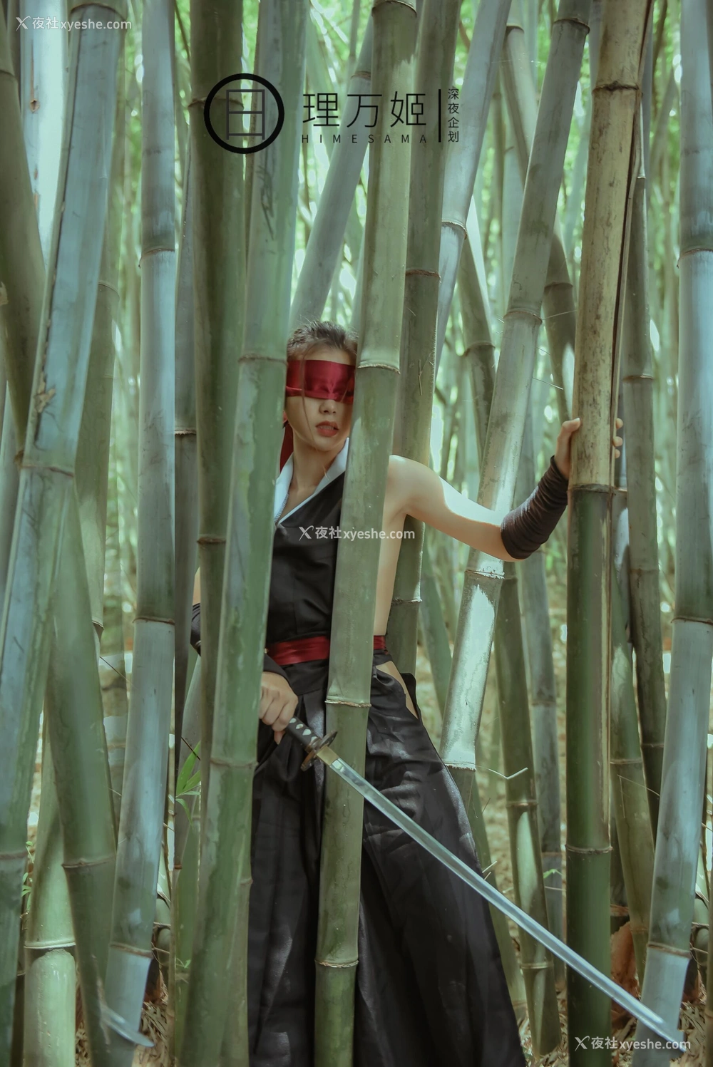 1P - 无惨！女武士竹林露出×放尿解禁