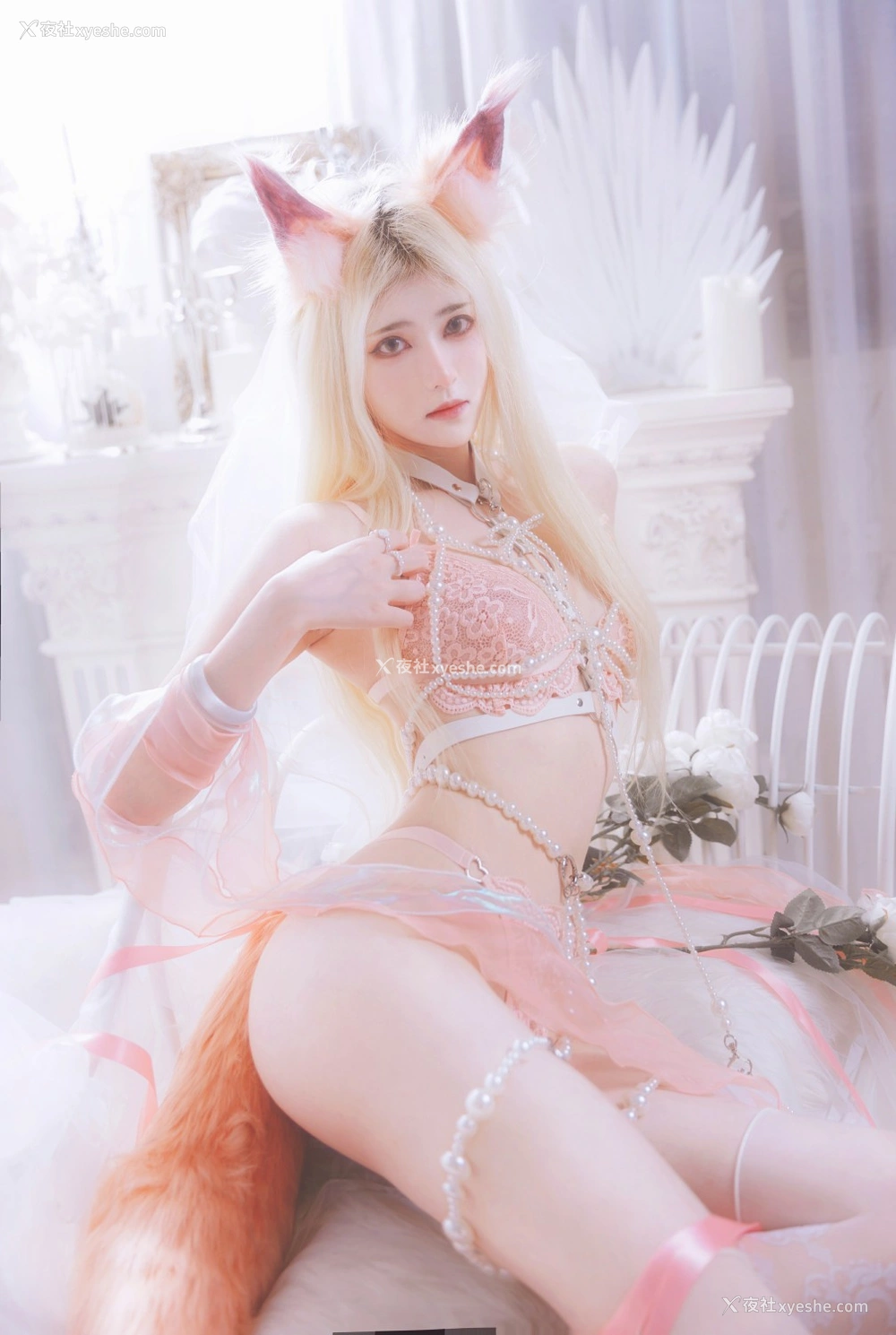 1P - [Cosplay]南桃Momoko – 狐狸与蔷薇