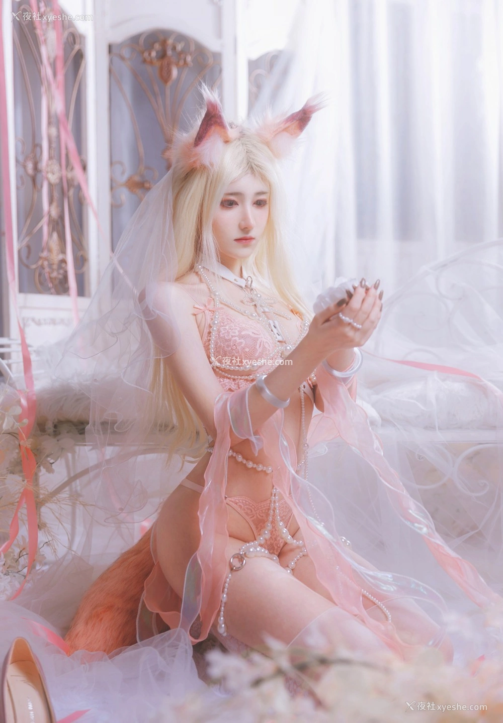 1P - [Cosplay]南桃Momoko – 狐狸与蔷薇
