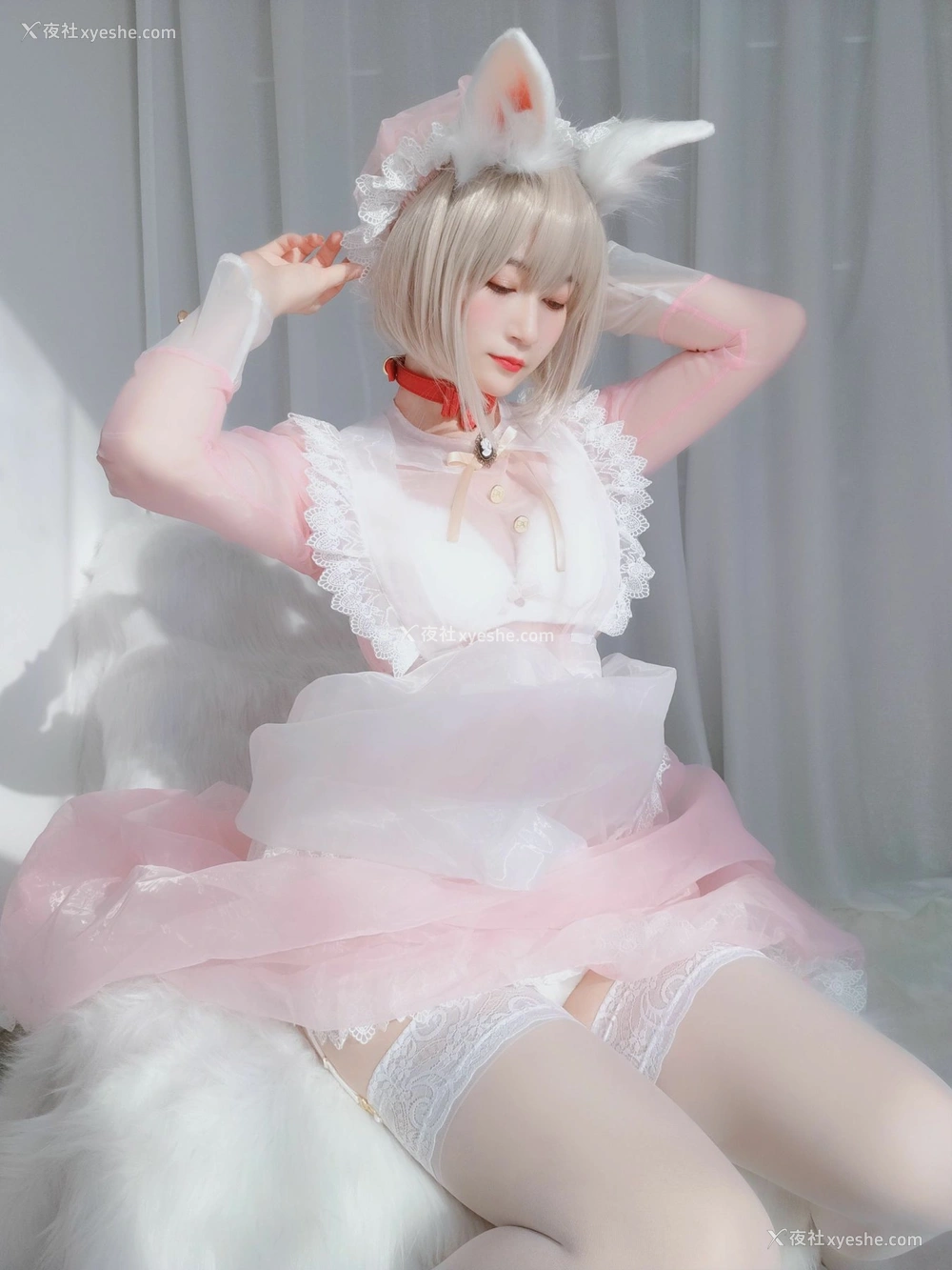 1P - Coser小姐姐白银 – 女仆小兔子