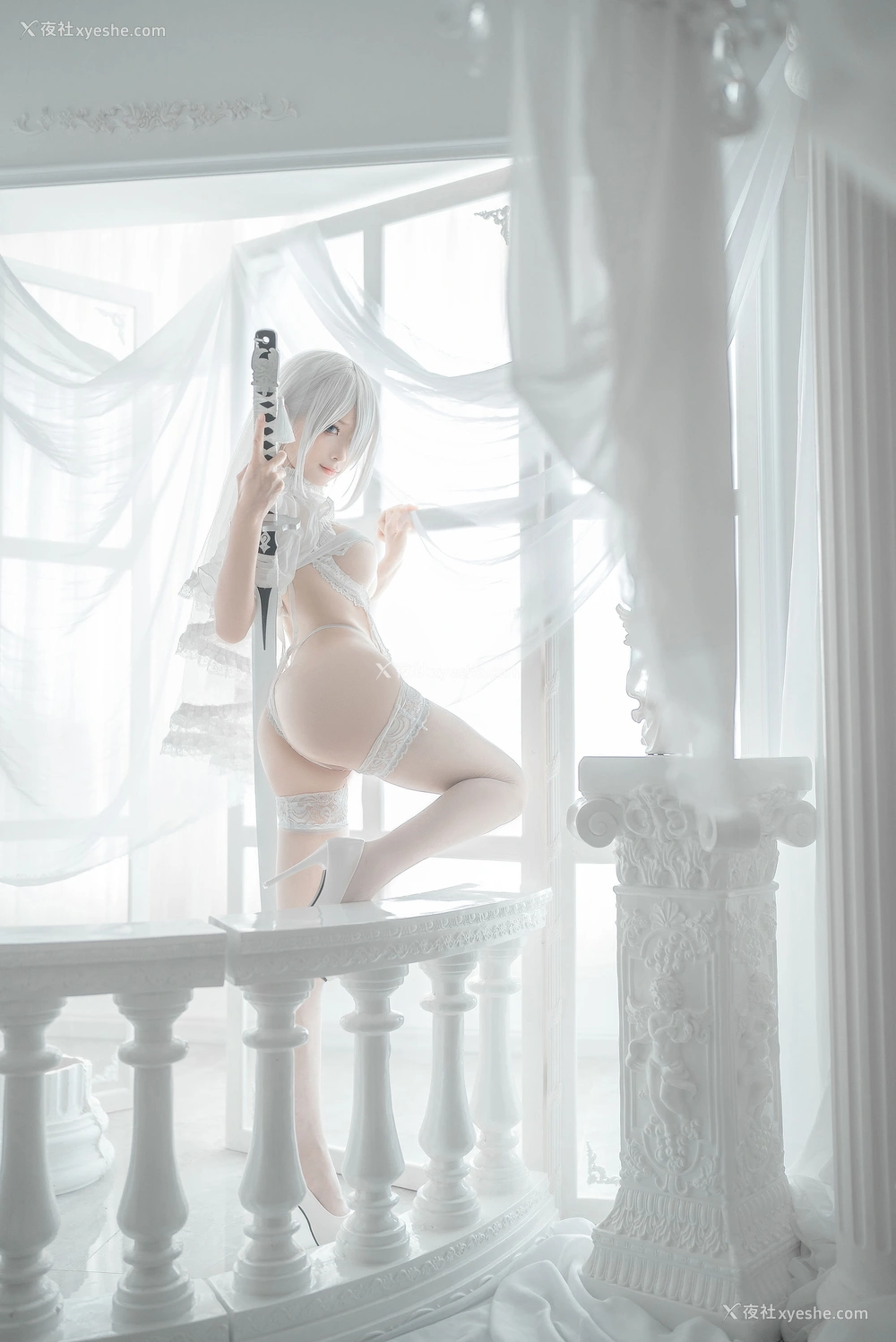 1P - 蠢沫沫 – 2B-白婚纱