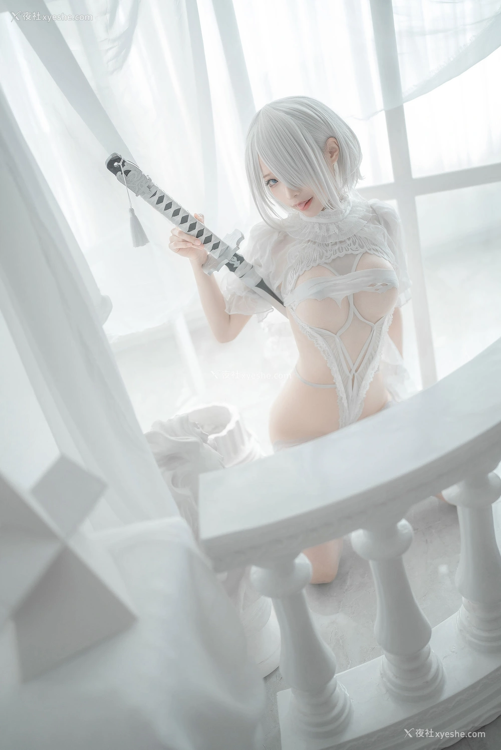 1P - 蠢沫沫 – 2B-白婚纱