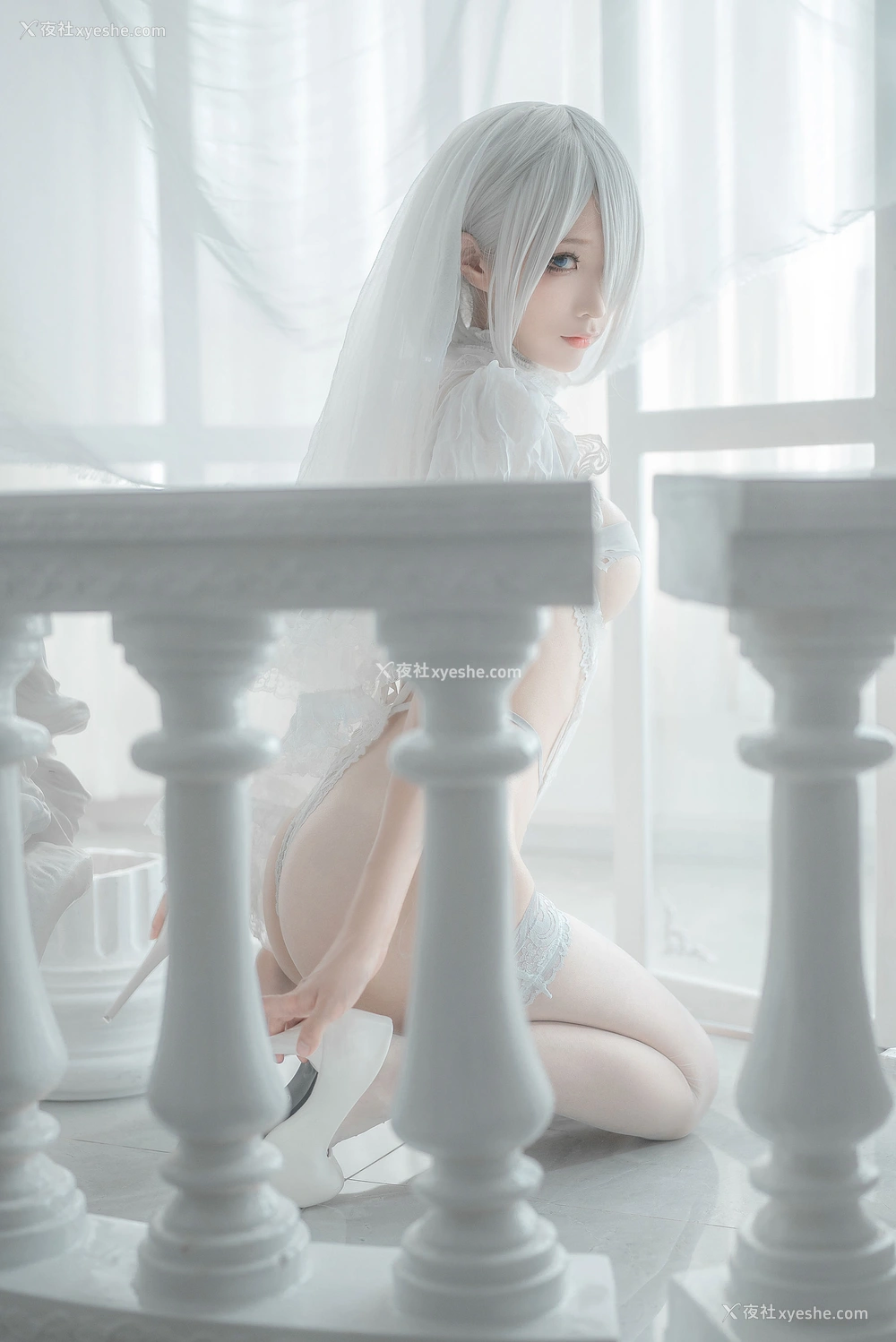 1P - 蠢沫沫 – 2B-白婚纱