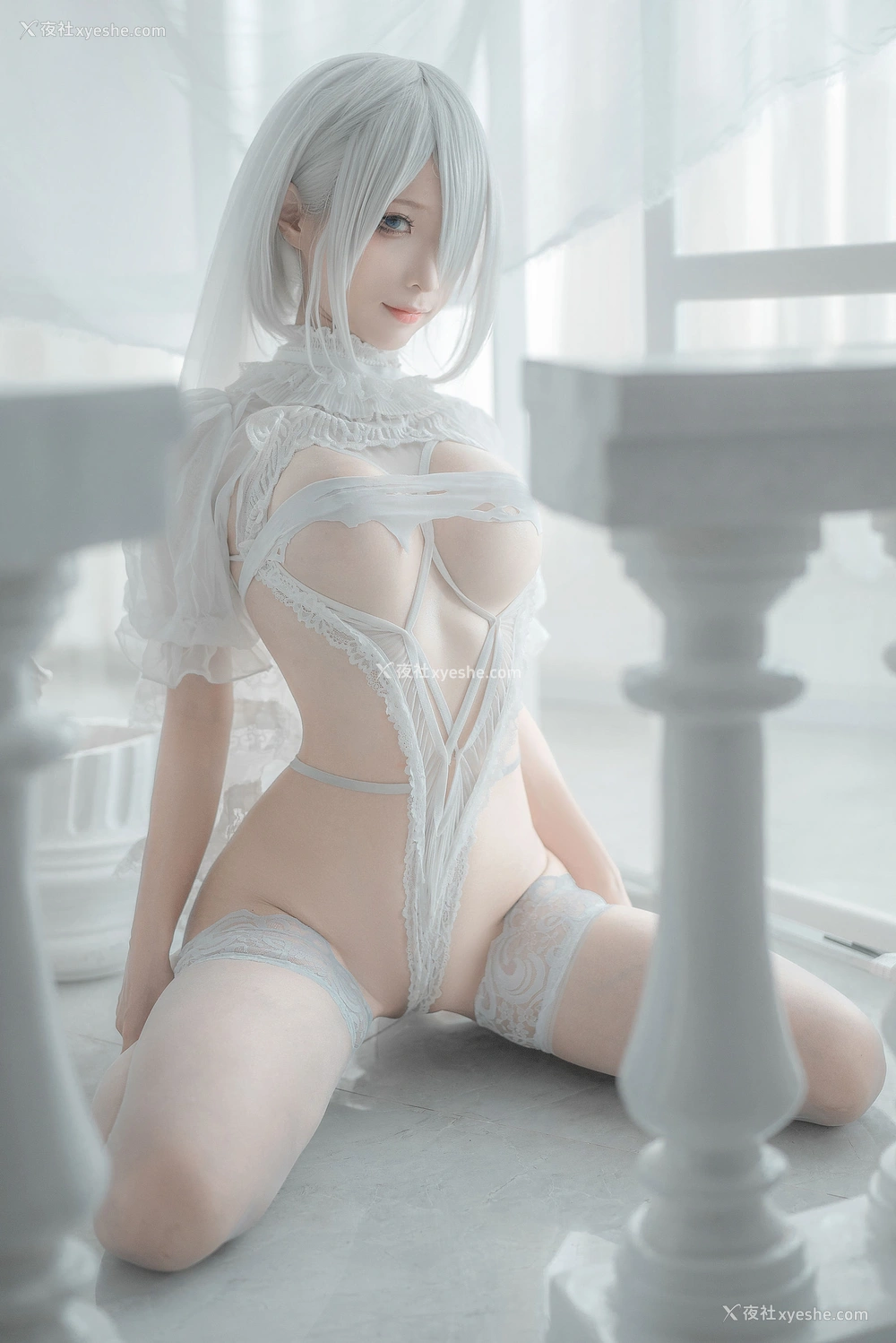 1P - 蠢沫沫 – 2B-白婚纱