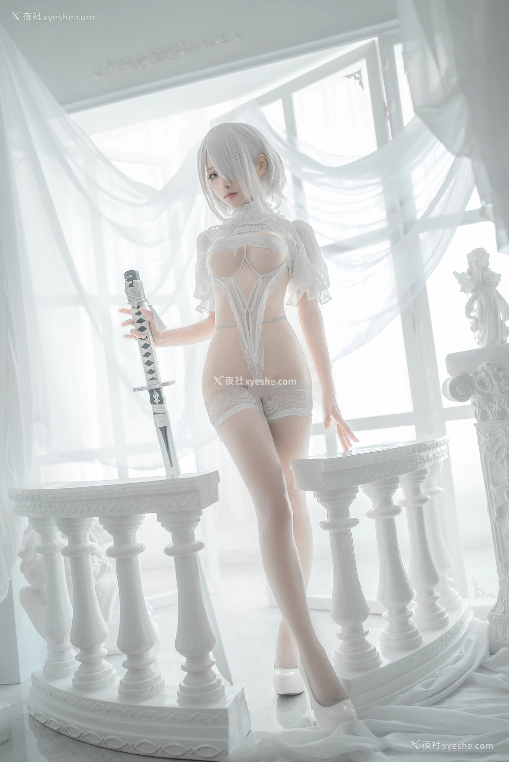 1P - 蠢沫沫 – 2B-白婚纱