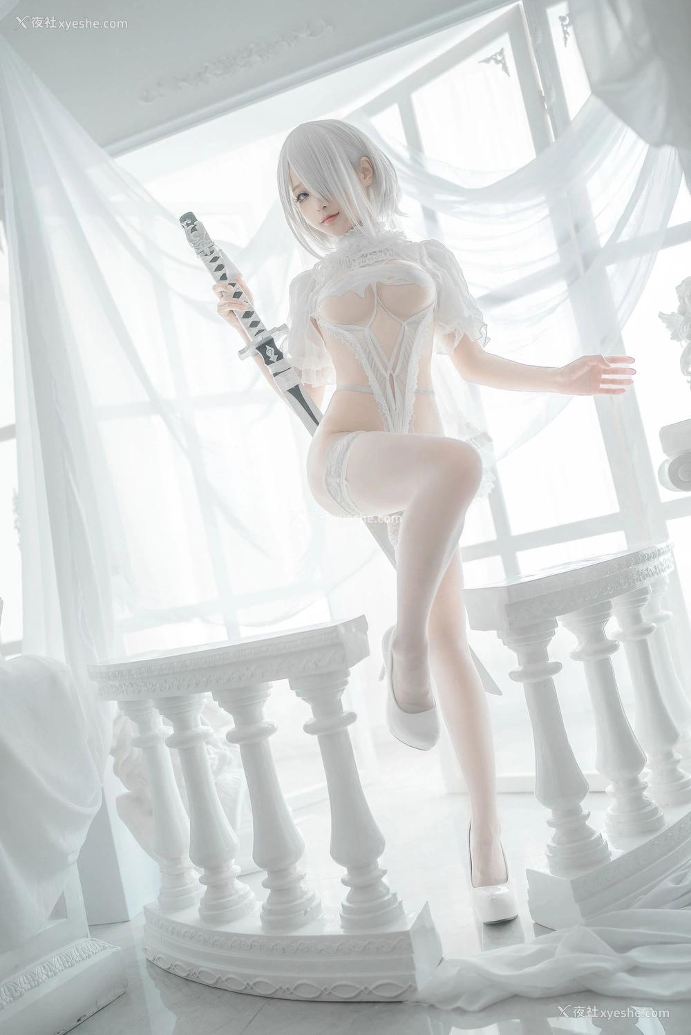 1P - 蠢沫沫 – 2B-白婚纱