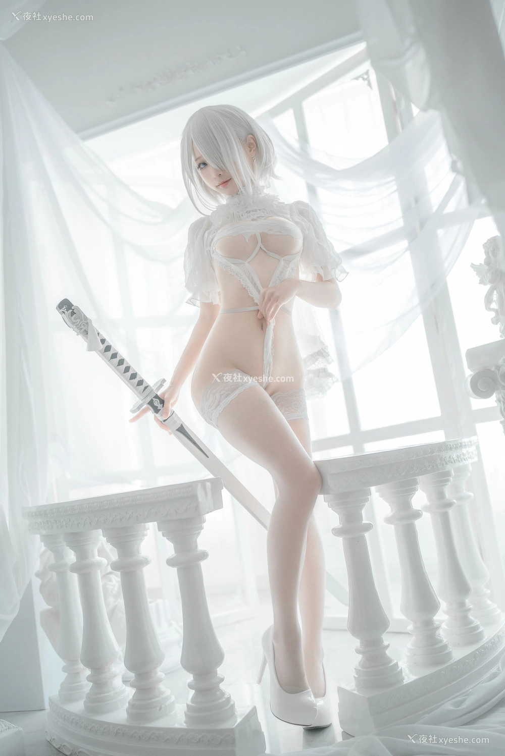 1P - 蠢沫沫 – 2B-白婚纱