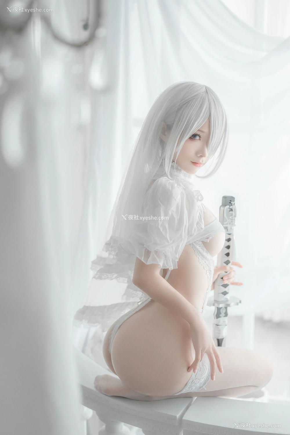 1P - 蠢沫沫 – 2B-白婚纱