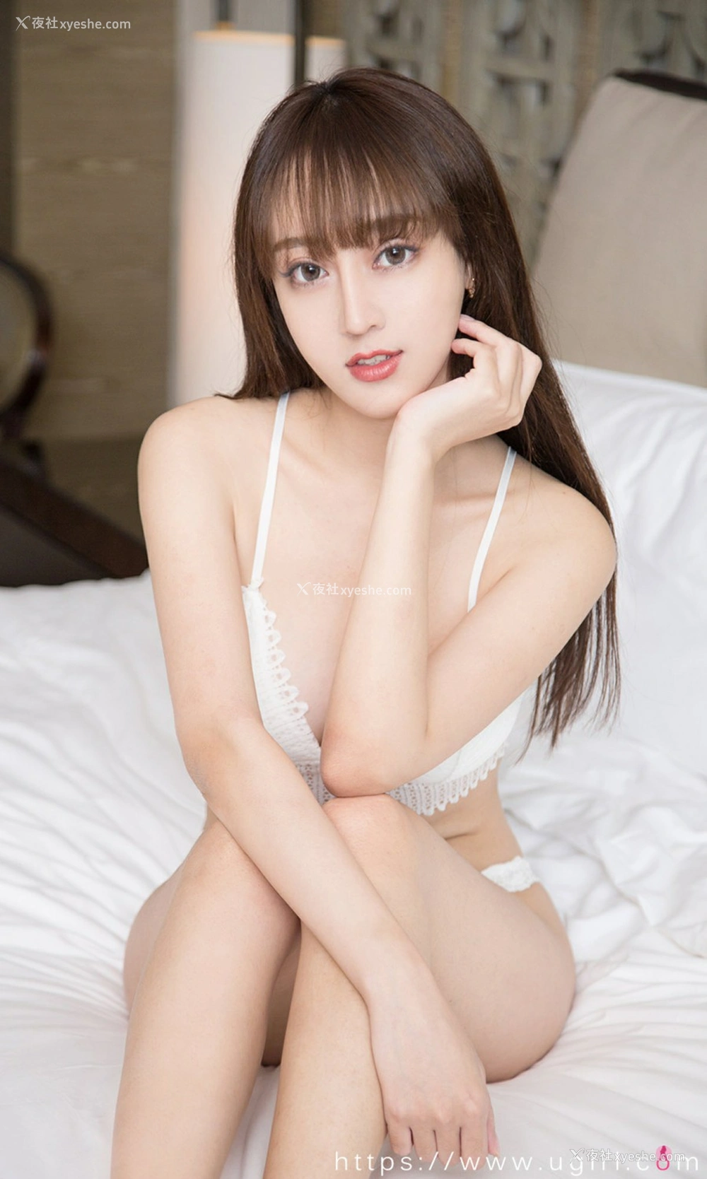 1P - [Ugirls尤果网]爱尤物专辑 No.2170 李宝儿 白色欲网