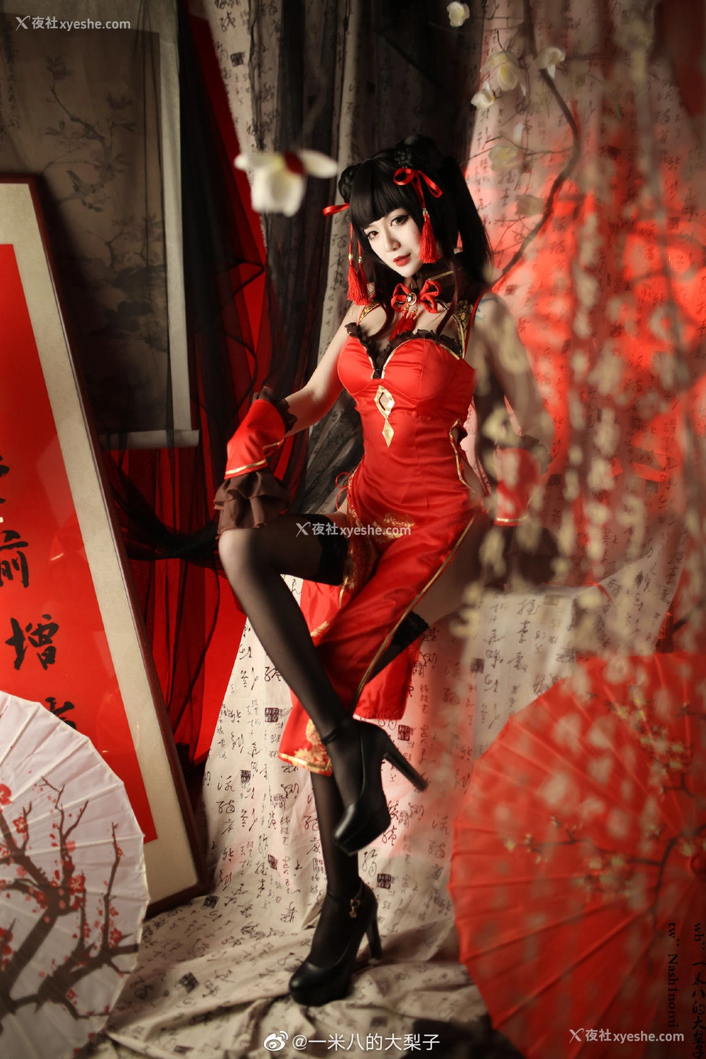1P - 一米八的大梨子 – 时崎狂三新春旗袍