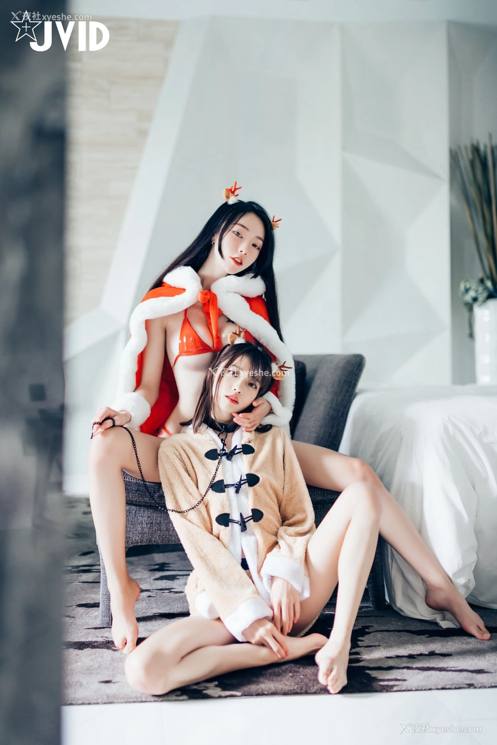1P - 飘飘×妍妍《圣诞女神麋鹿宠物》