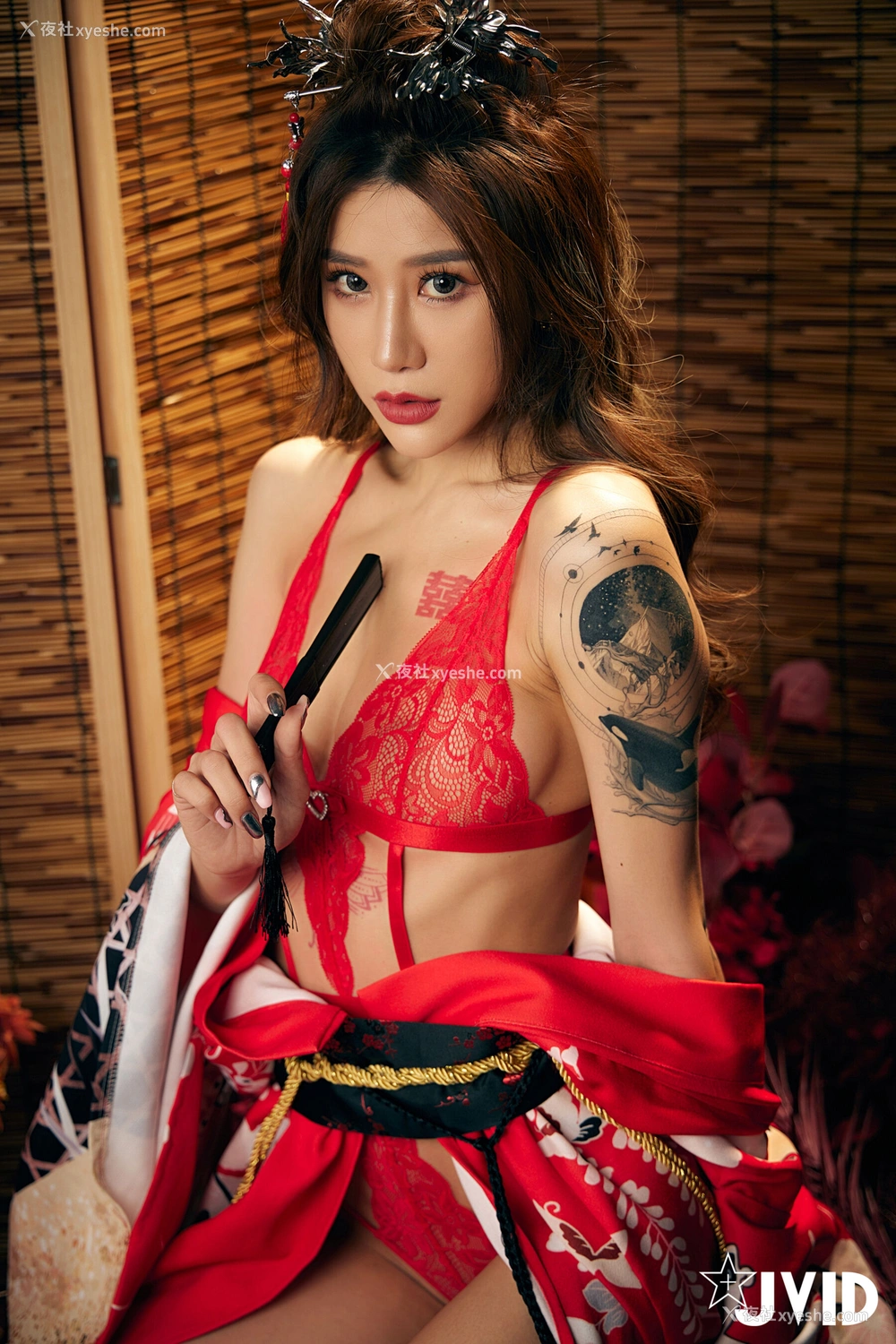 1P - 圣上宠幸首选 倾国倾城囍媚娘 婀娜多姿 酥胸外露