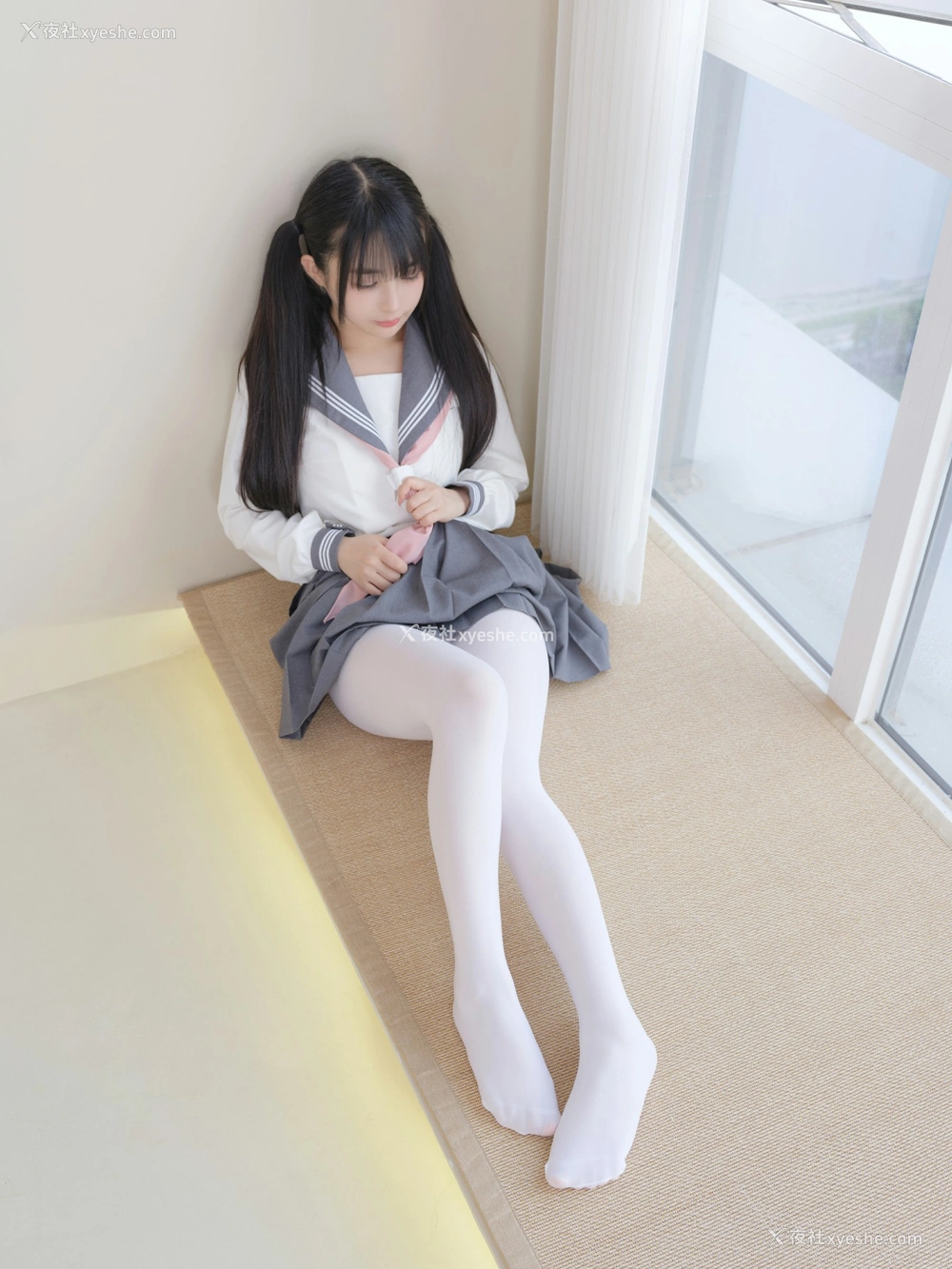 1P - 桜井宁宁 – 白丝JK