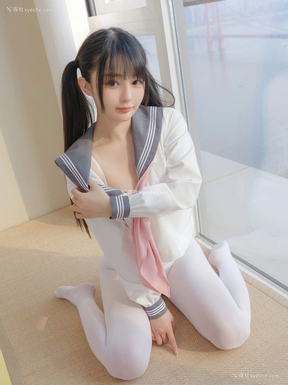 1P - 桜井宁宁 – 白丝JK