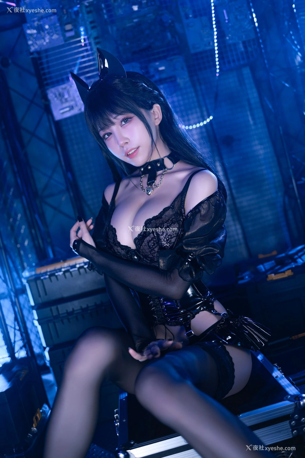 1P - 水淼aqua – 猫咪女郎-黑色猫猫