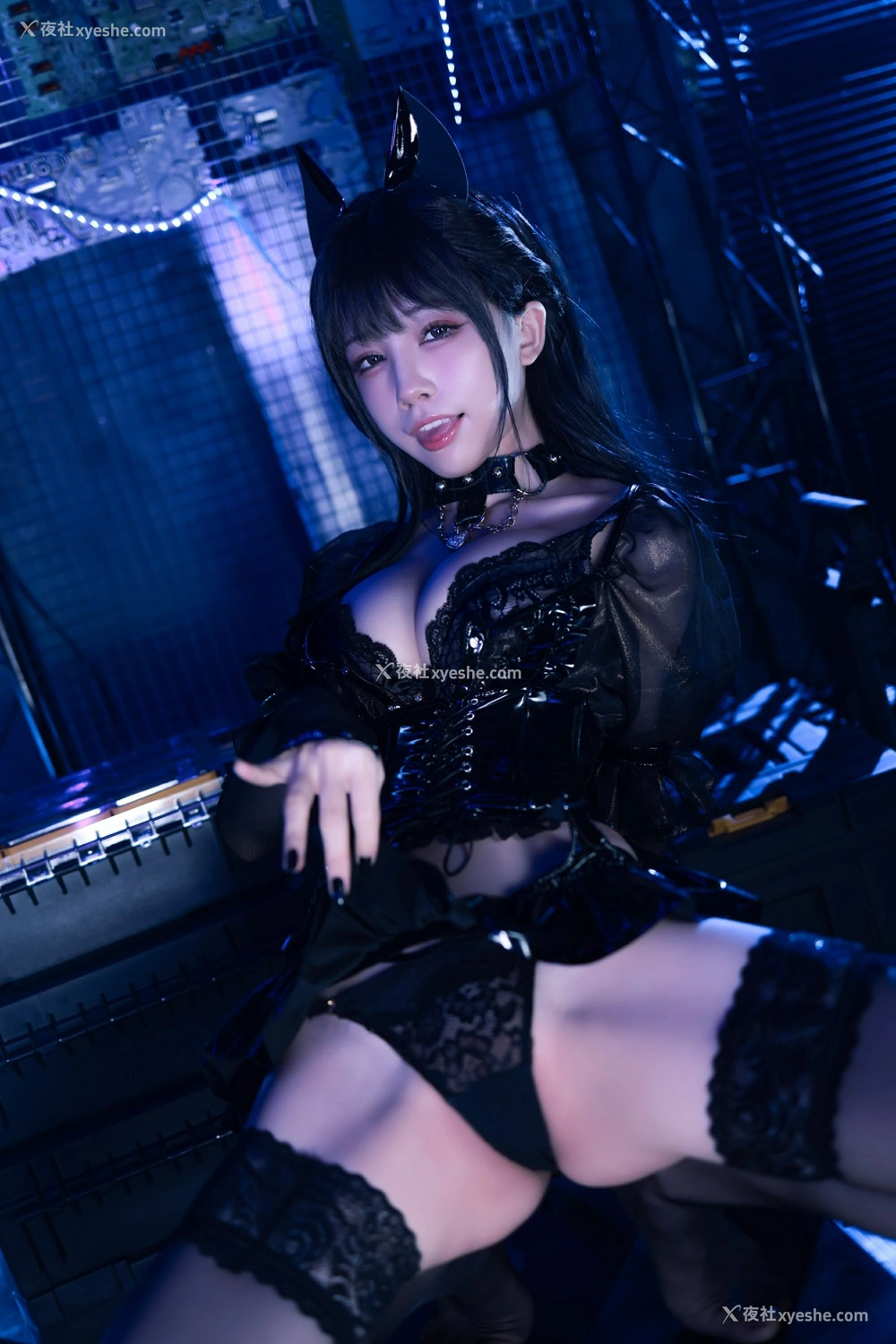 1P - 水淼aqua – 猫咪女郎-黑色猫猫