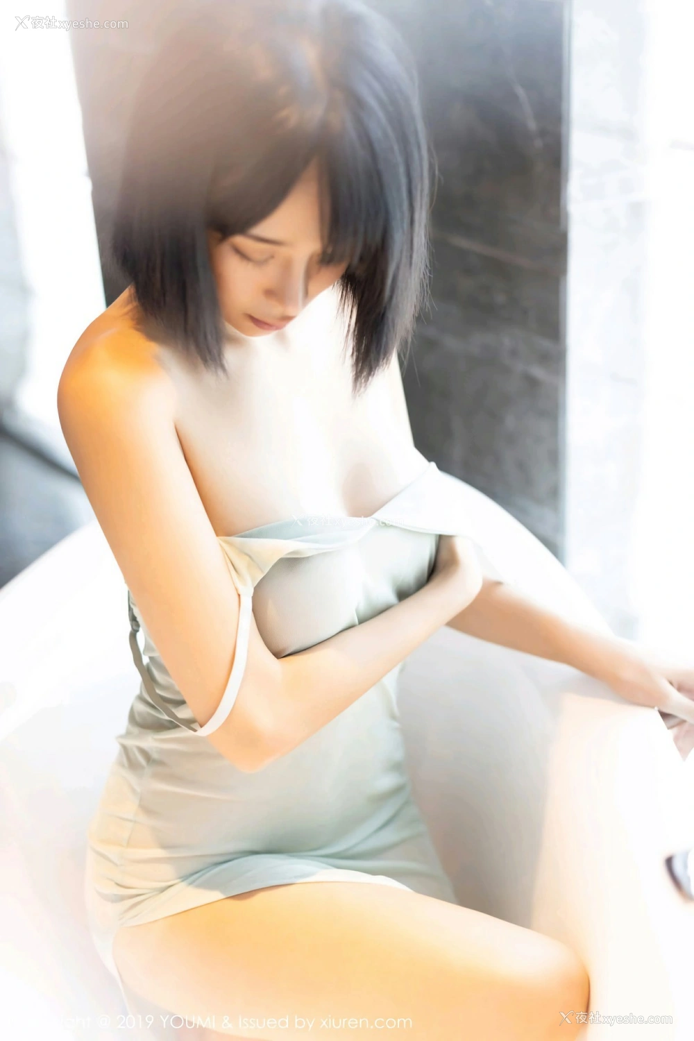 1P - [YOUMI尤蜜荟] VOL.370 蓝夏Akasha