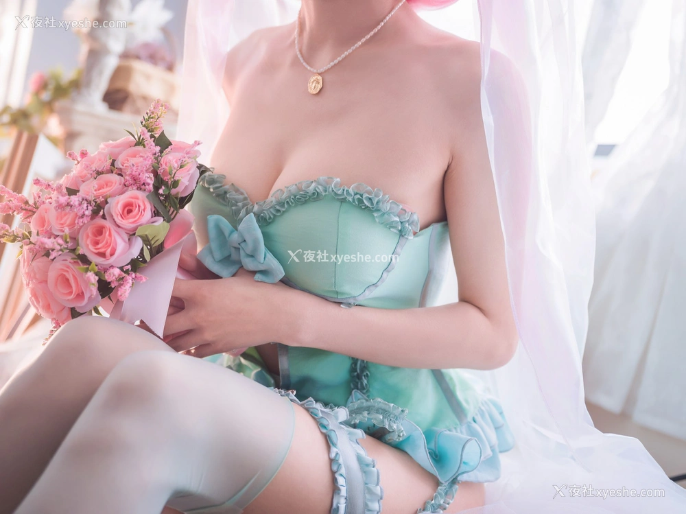 1P - 阿包也是兔娘 – 王女梦梦 婚纱内衣