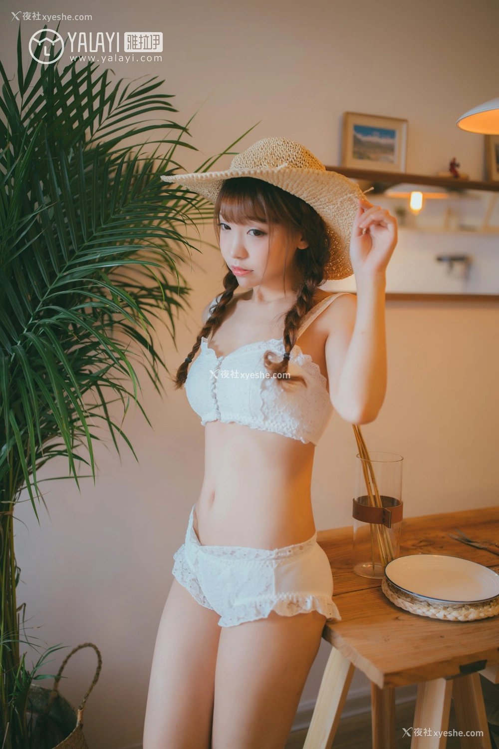 1P - [YALAYI雅拉伊] No.061 白色桔梗花 水花儿
