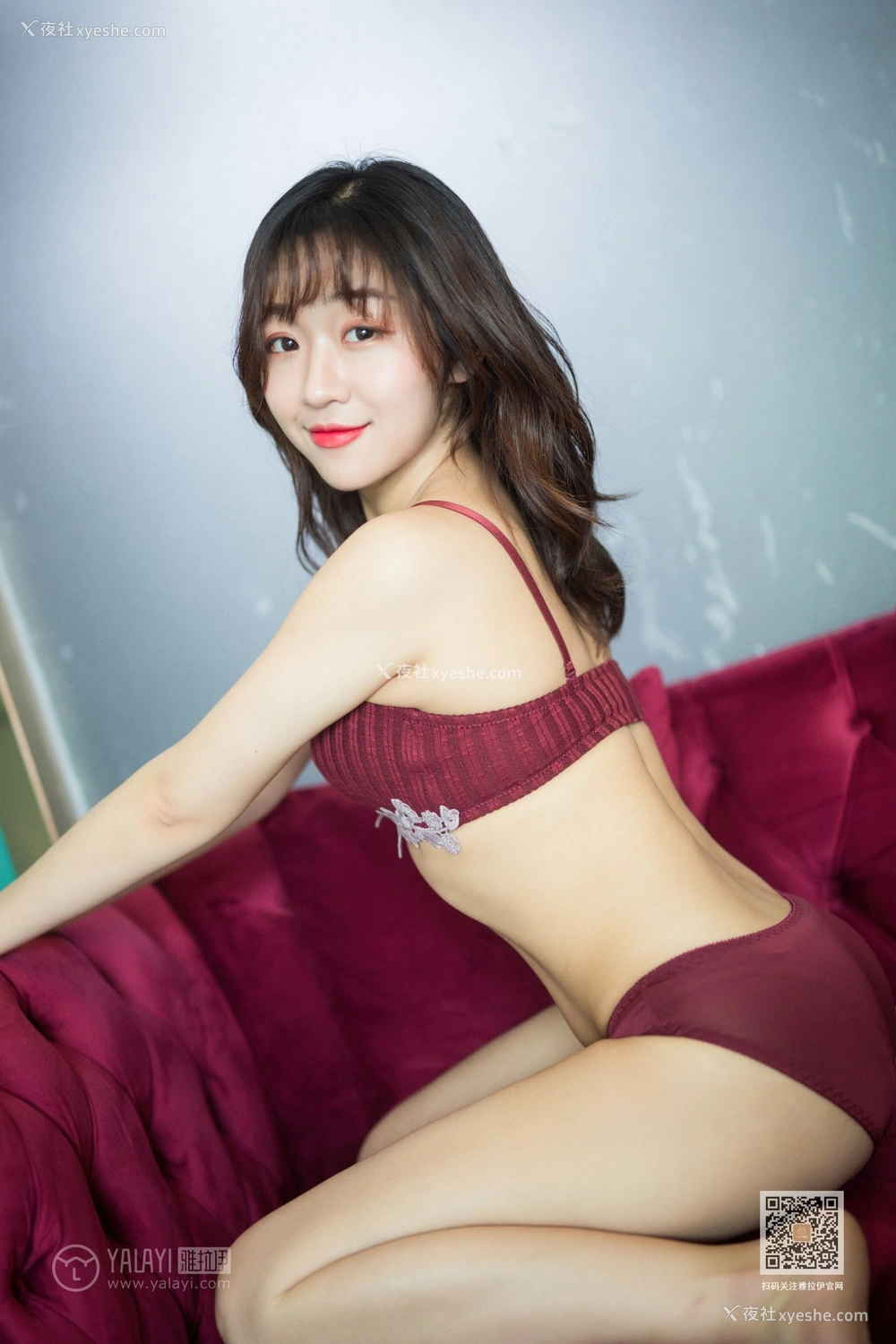 1P - [YALAYI雅拉伊] Y513 小颖 紫红天鹅绒