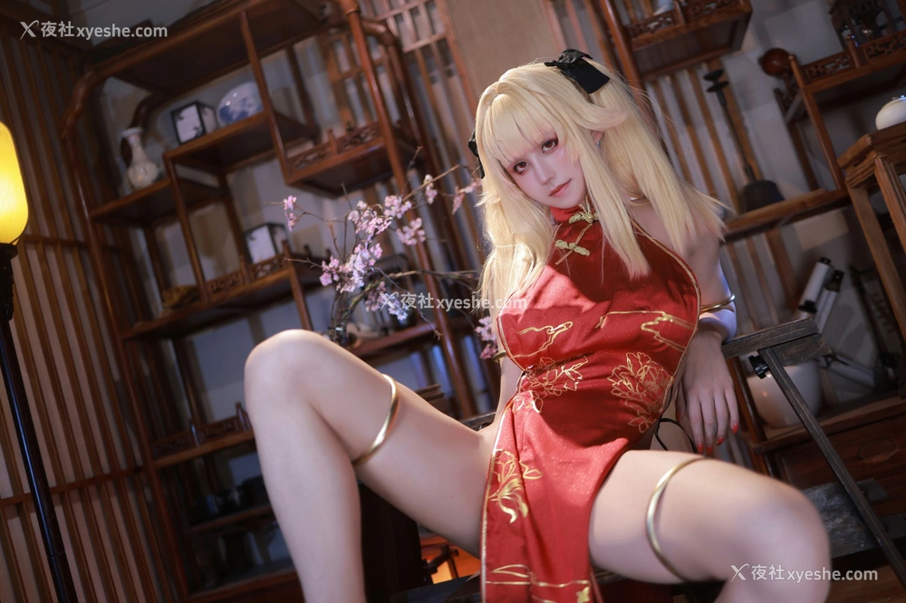 1P - 桜满三时 – 萌姬联合 旗袍