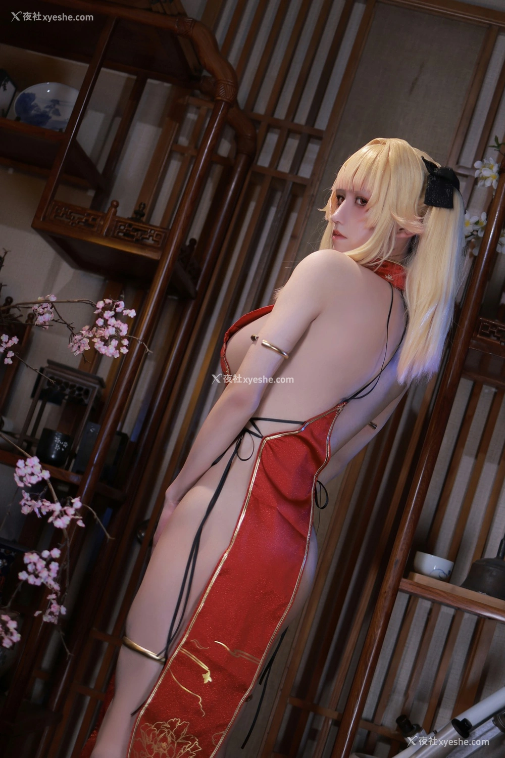1P - 桜满三时 – 萌姬联合 旗袍