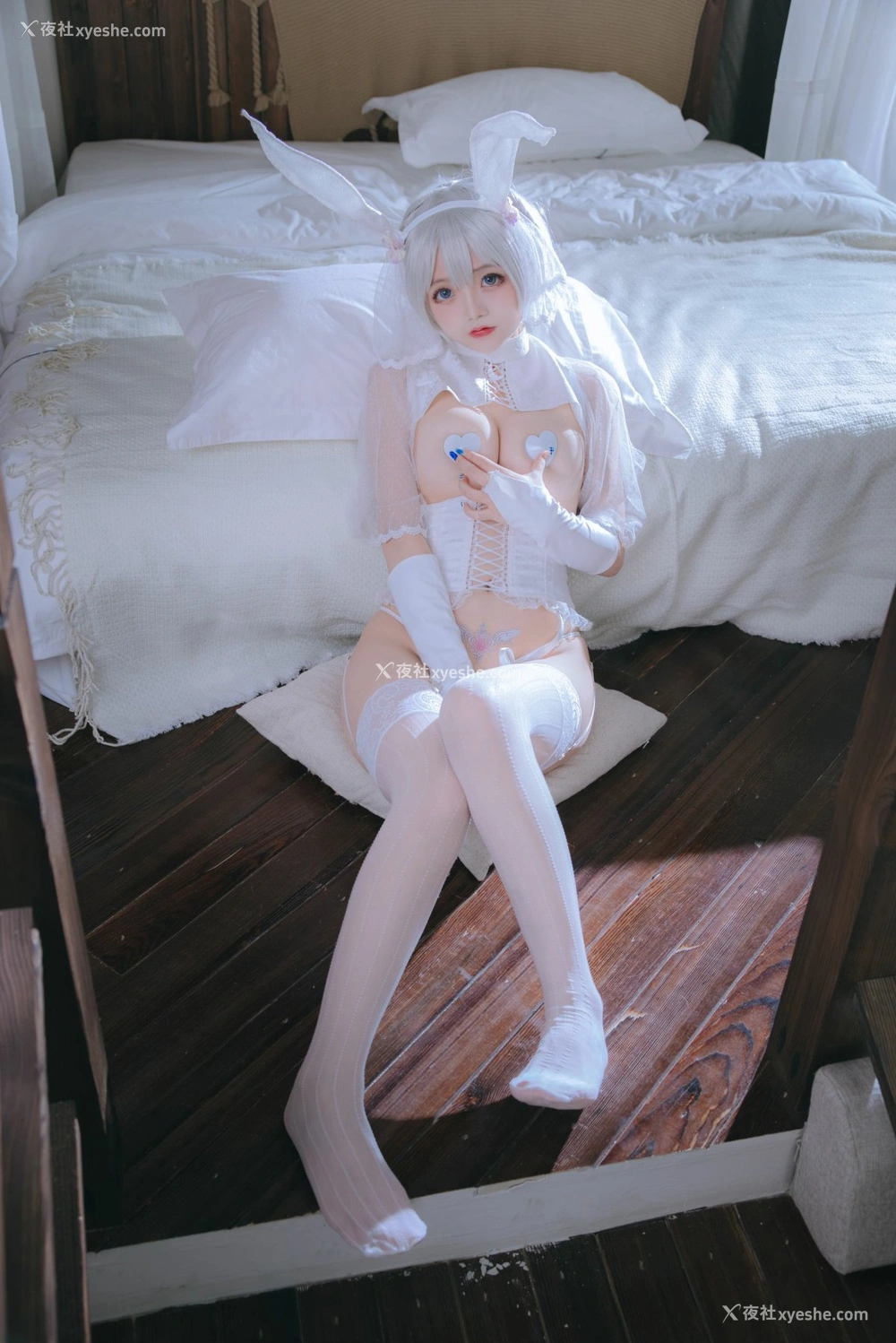 1P - [Cosplay]日奈娇 – 小白兔