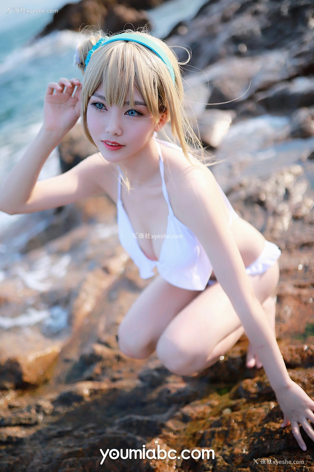 1P - [尤蜜YouMi] 抖娘利世 海边的索米